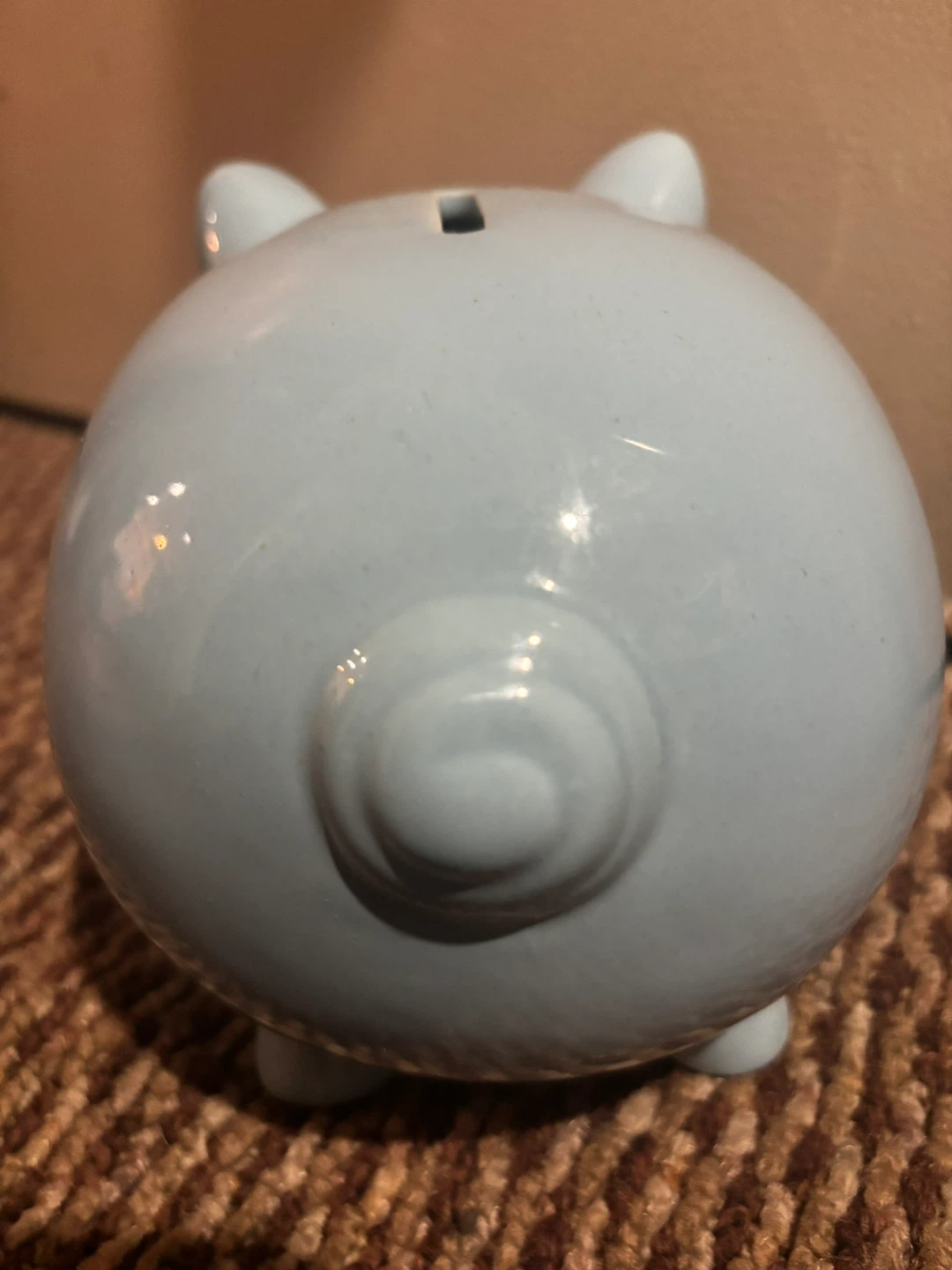 Light Blue Piggy Bank - photo 3