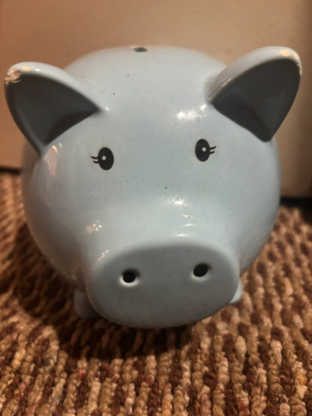 Light Blue Piggy Bank