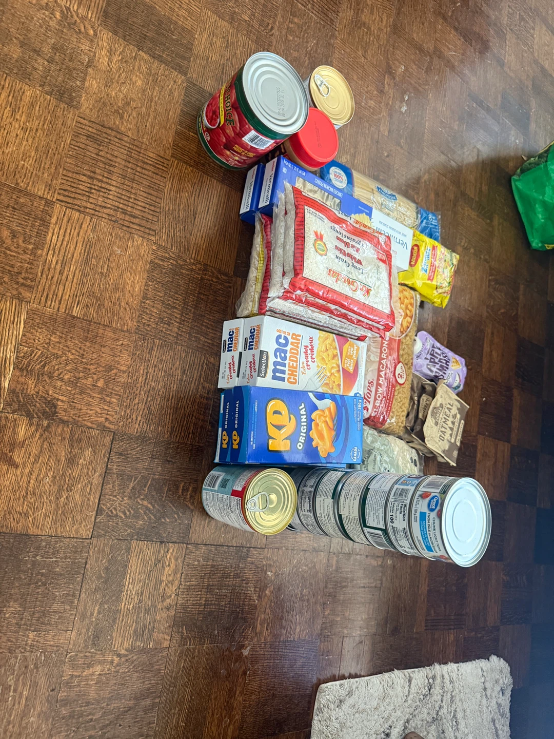 Assorted Groceries: Kraft Mac & Cheese, Rice, Tuna, and More