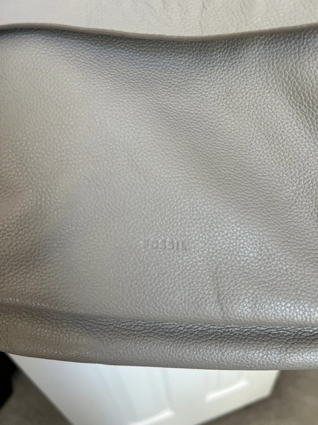 Fossil Grey Leather Crossbody Bag - photo 3