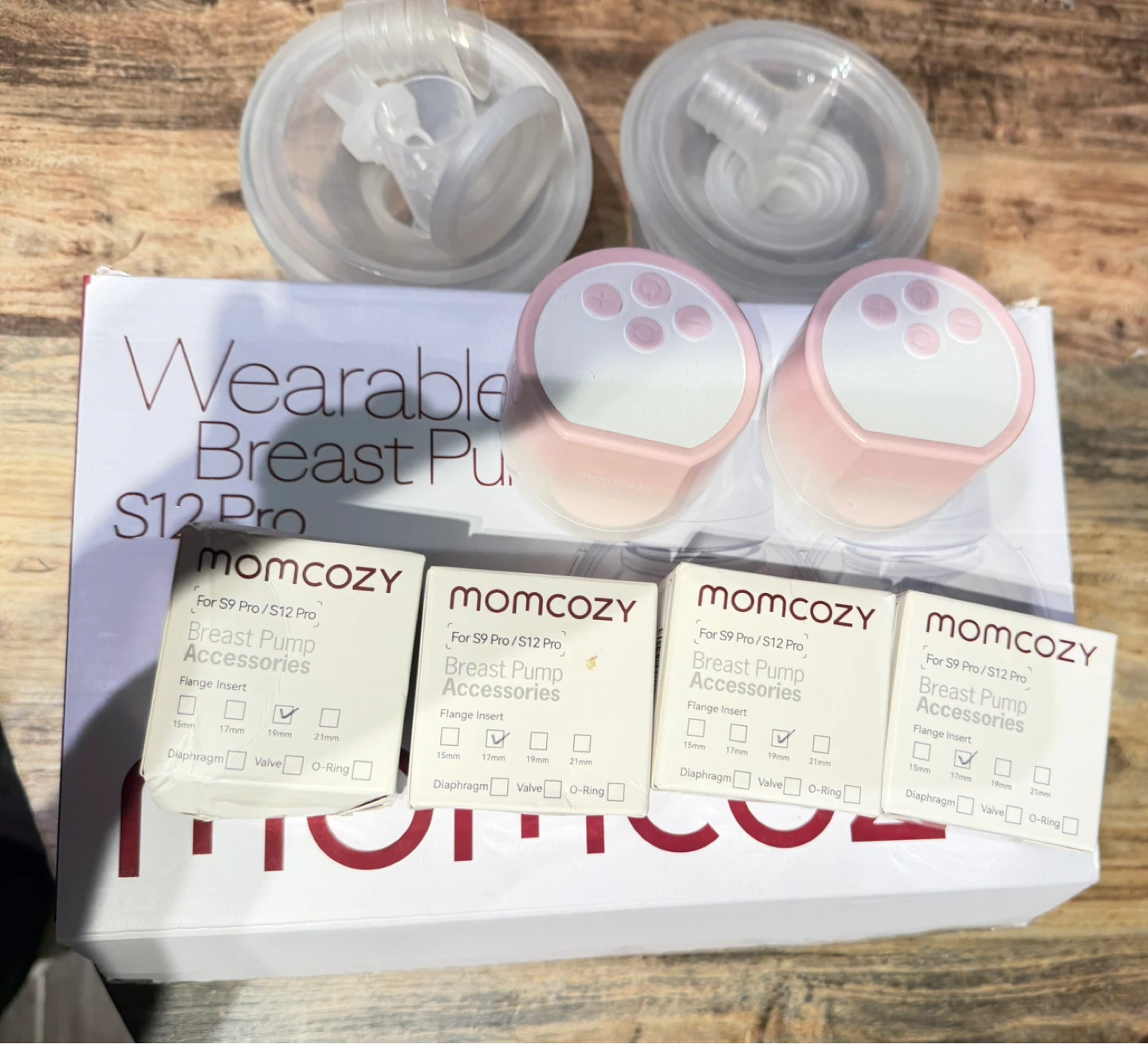 Momcozy S12 Pro Wearable Breast Pump – Double Pump Set