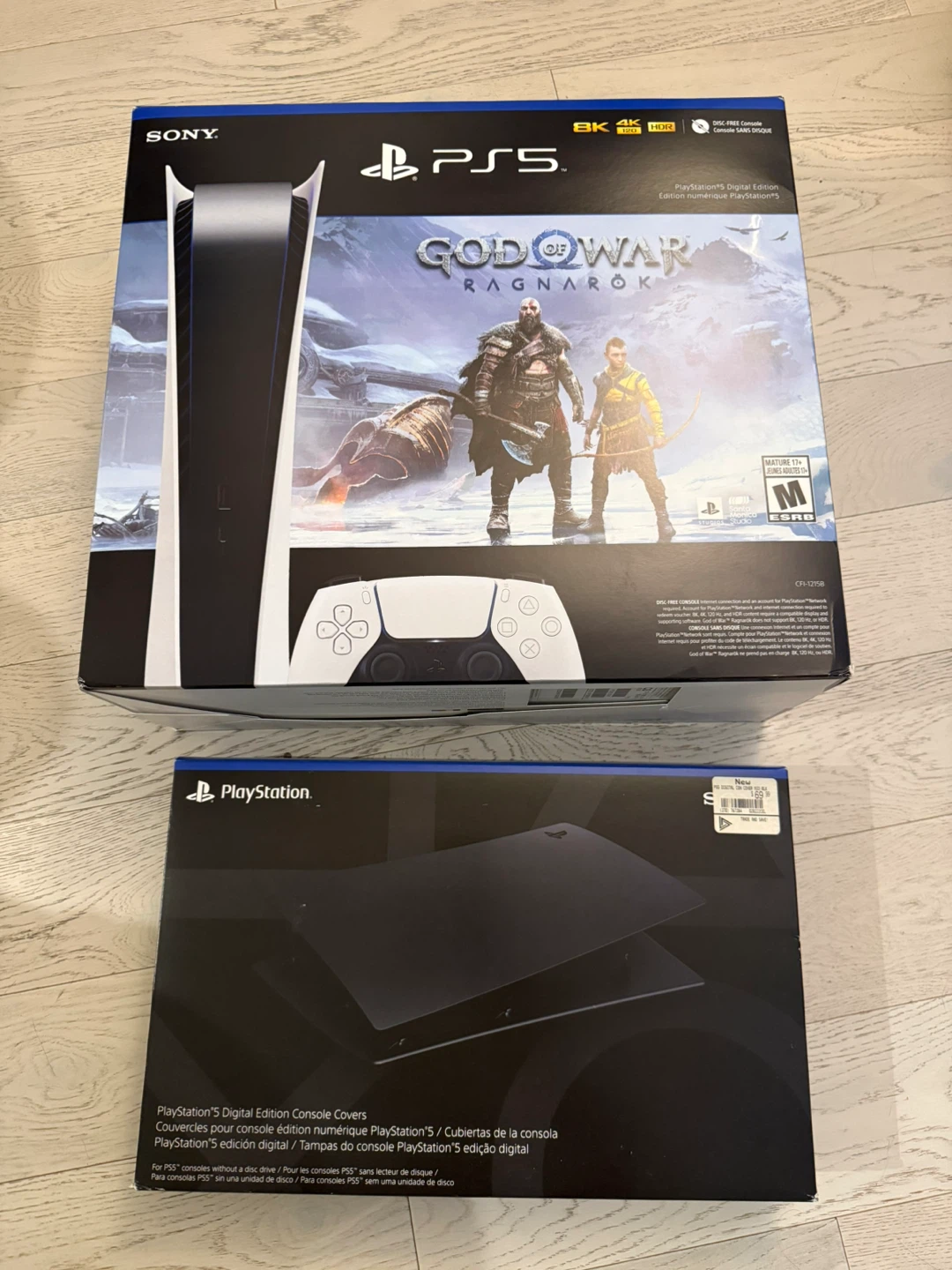 PS5 Slim as new + Black Covers