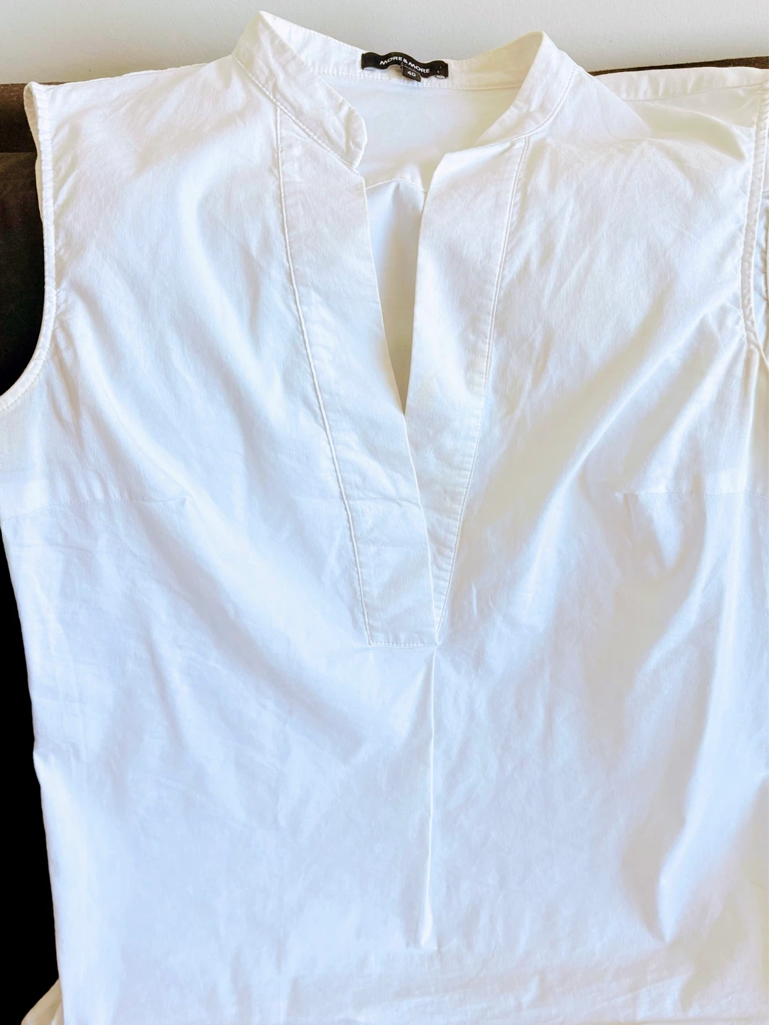 Soya Concept White Sleeveless Blouse - Size M - photo 4