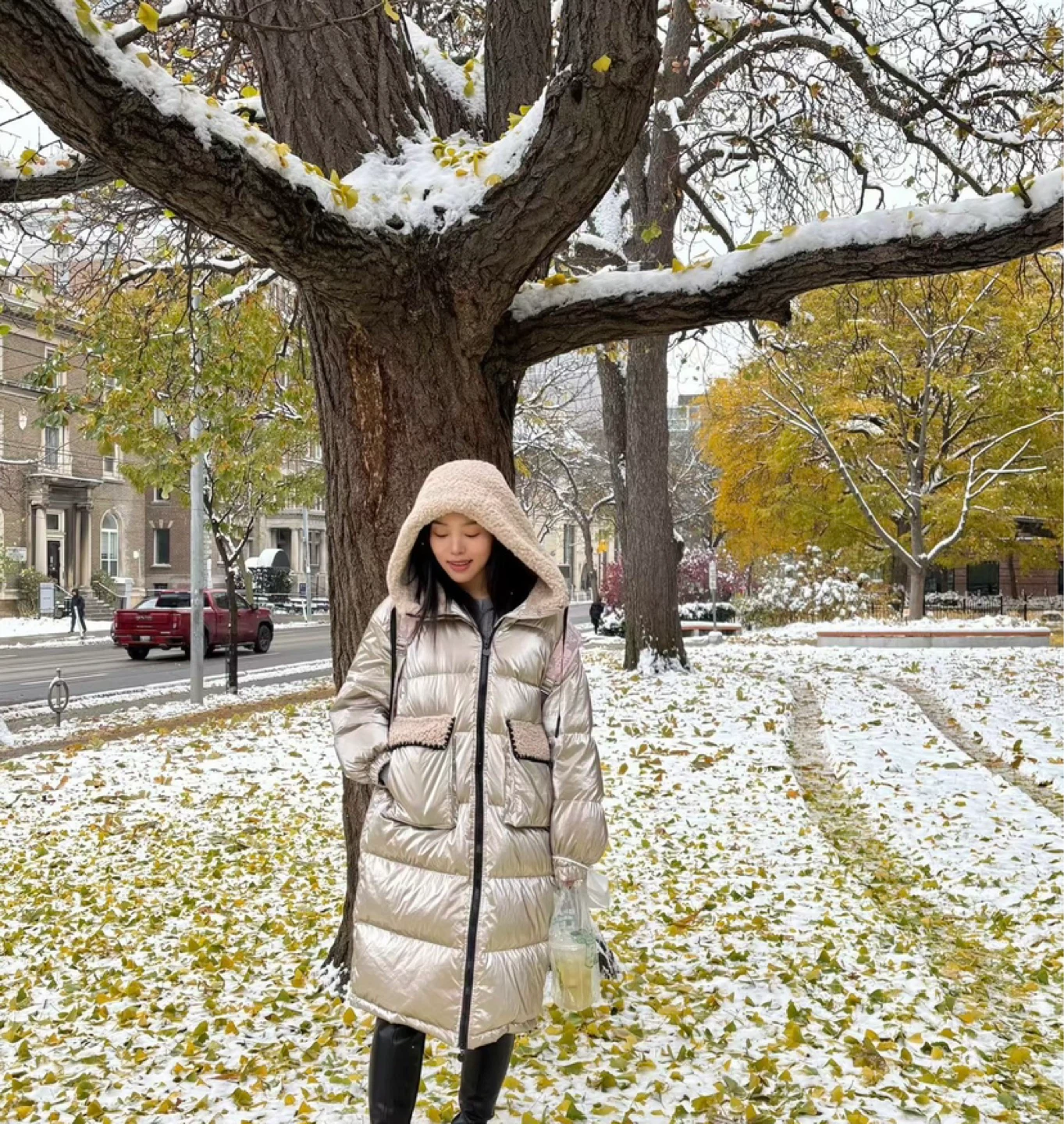 S-Premium 90% White Duck Down Long Puffer Jacket - photo 3