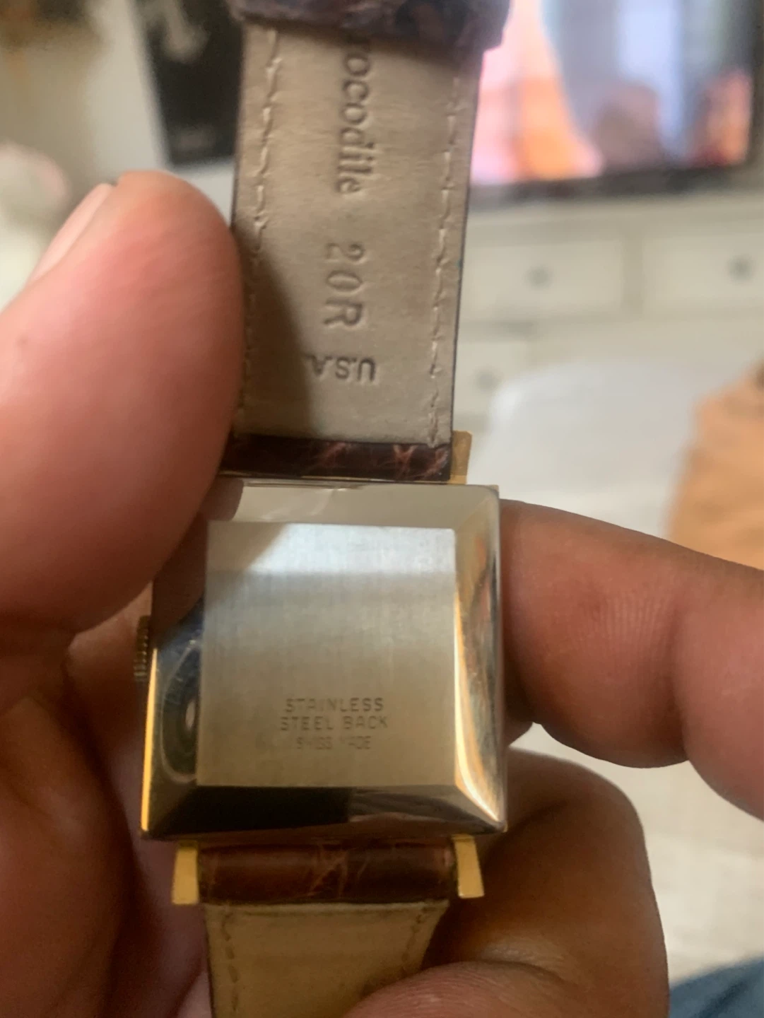 Zodiac Vintage Square Watch - Gold Tone Stainless Steel Case - photo 2