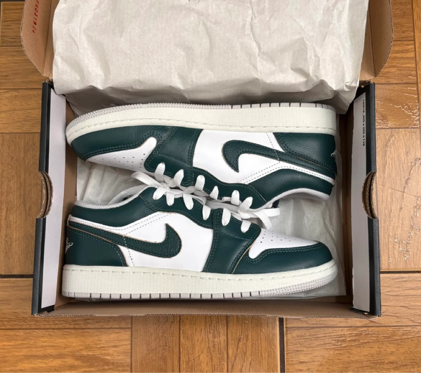 New Nike Air Jordan 1 Low SE Big Kids "Oxidized Green"