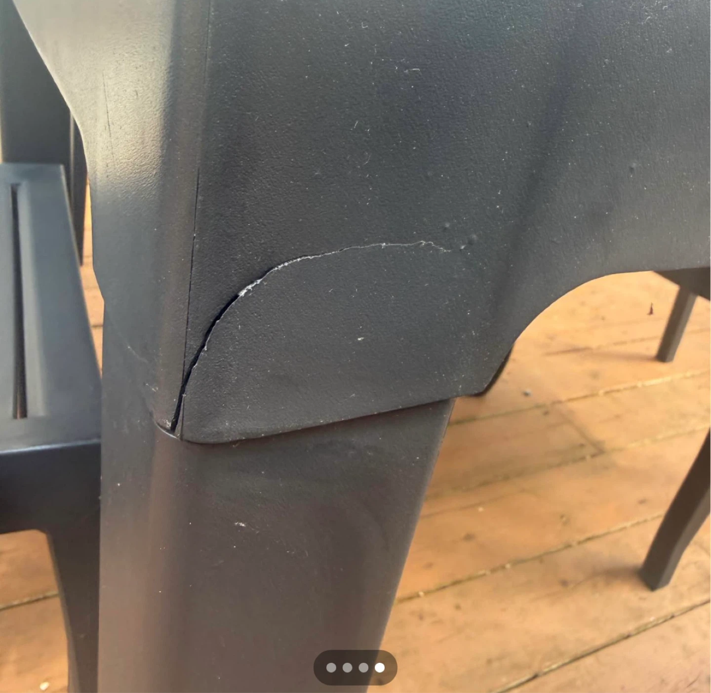 Plastic Patio Table and Chairs Set - photo 3