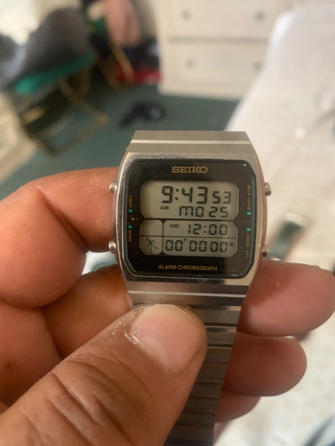 Seiko Digital Alarm Chronograph Watch