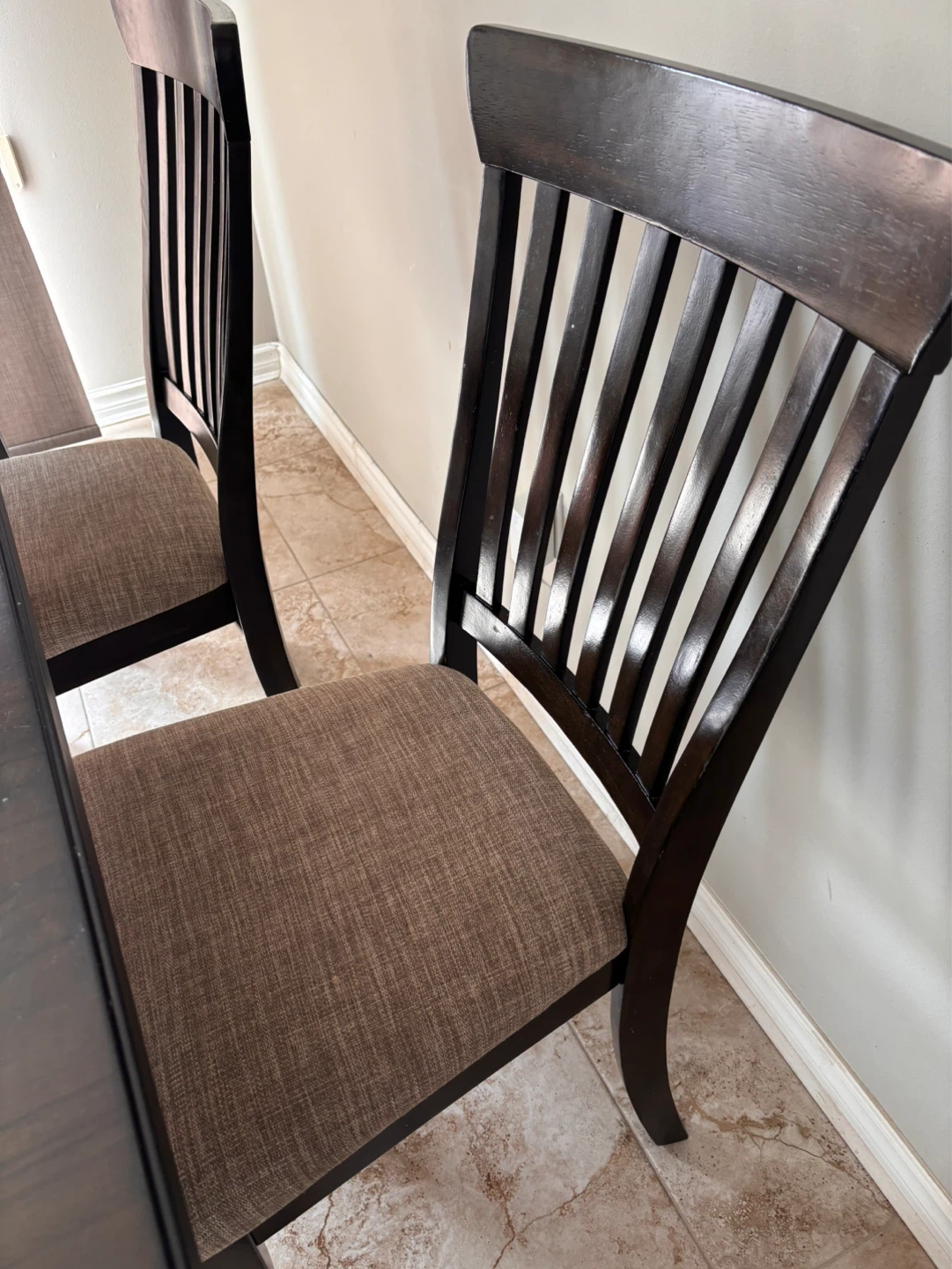 Ashley Haddigan dark Wood Dining Table with 6 Chairs - photo 5