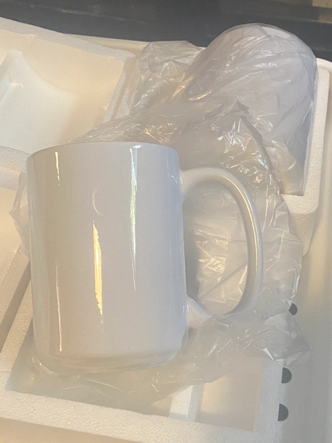 White Ceramic Mug (2 PCS) 15 OZ MUGS