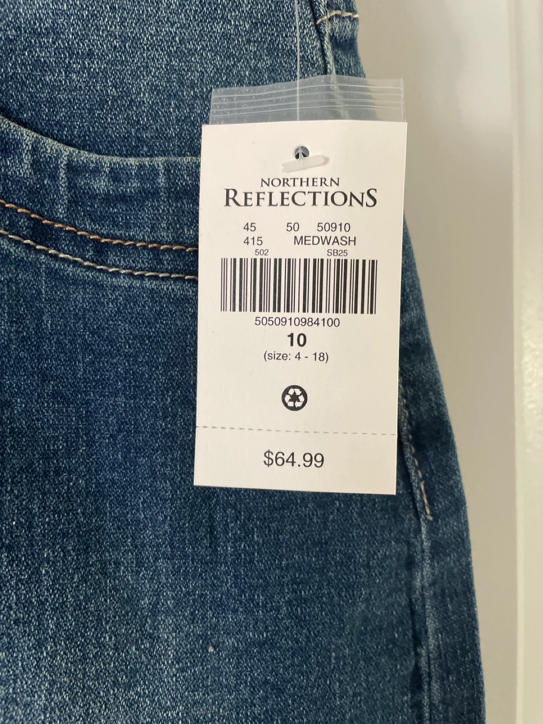 Northern Reflections Denim Skirt Size 10 - photo 2