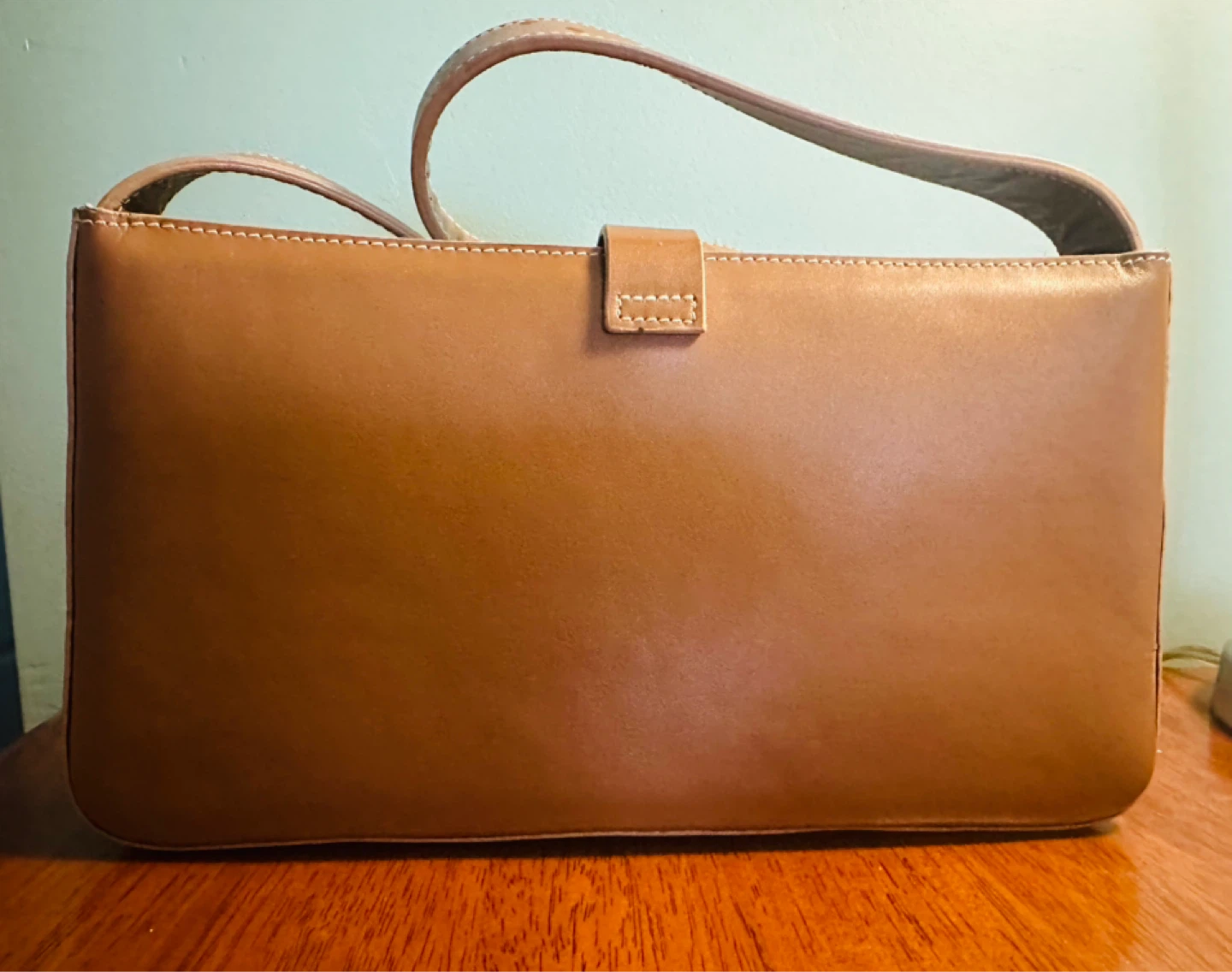 Brown Leather Shoulder Bag - photo 2