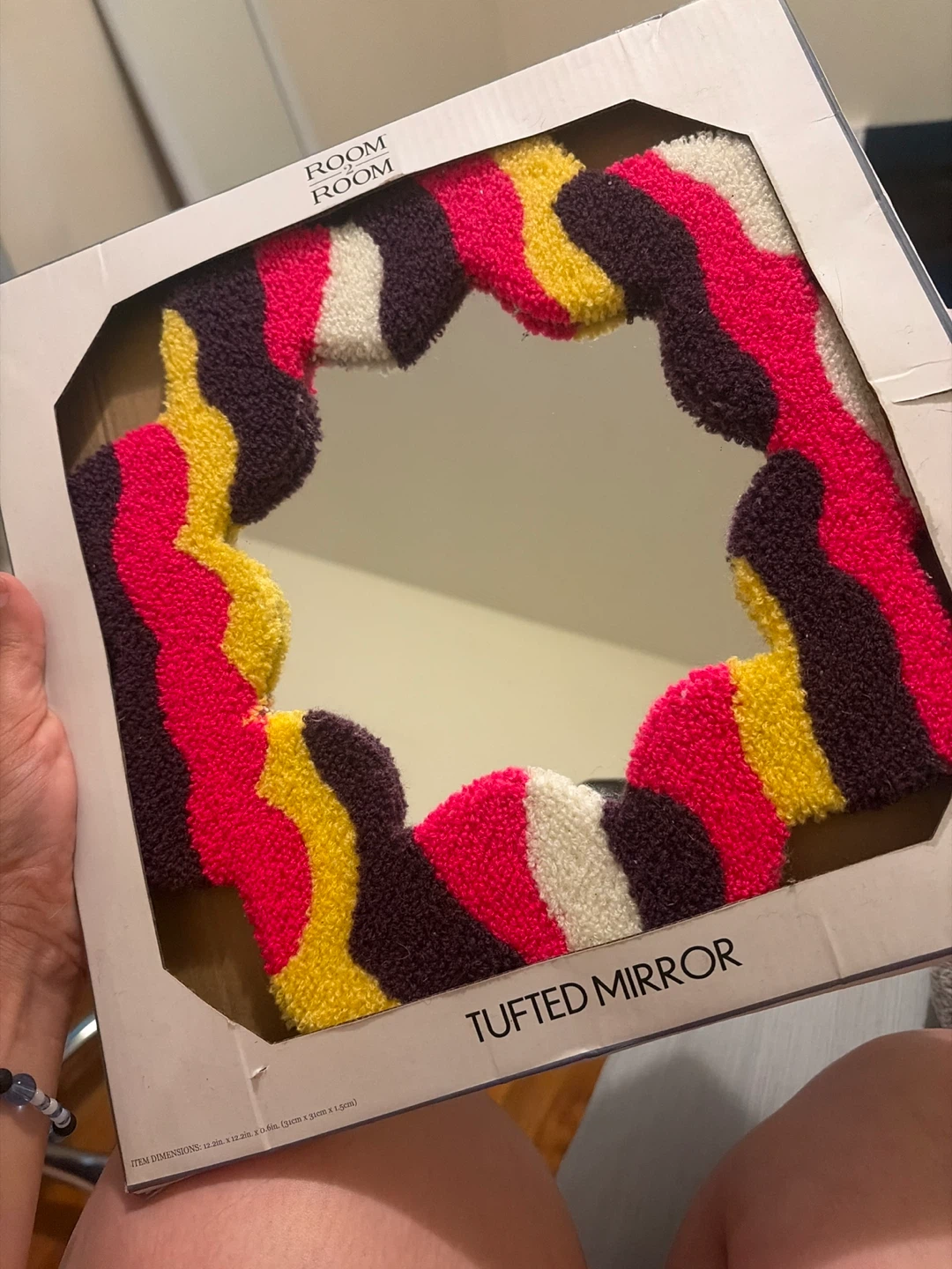 Room & Room Tufted Mirror