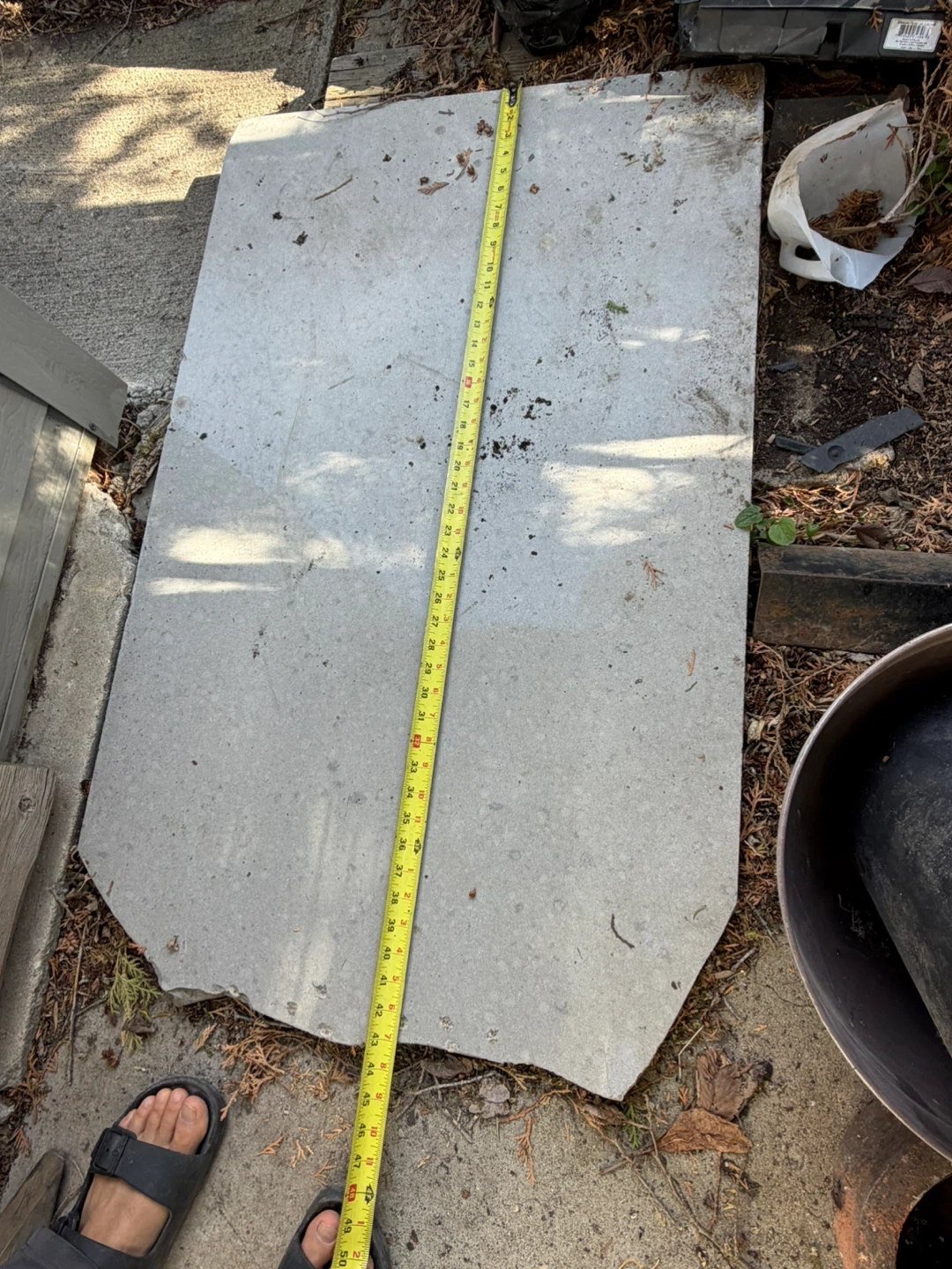 Large Bluestone / Flagstone Slab (48" x 24" x 1") - photo 2