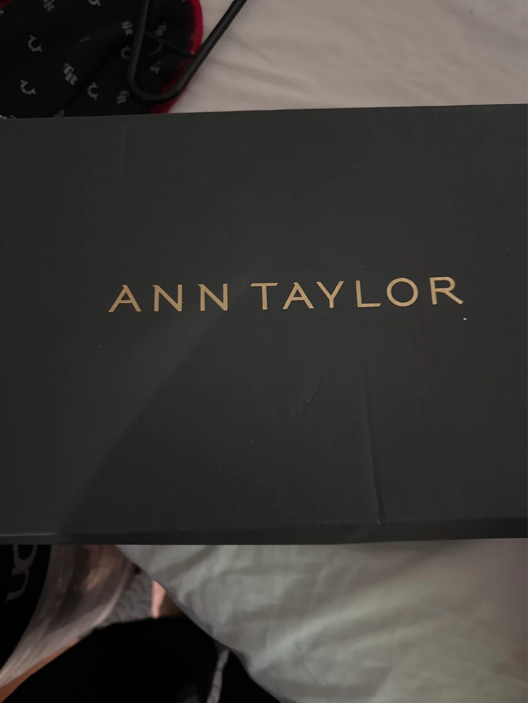 Ann Taylor Gold Wedge Sandals Size 9.5M
