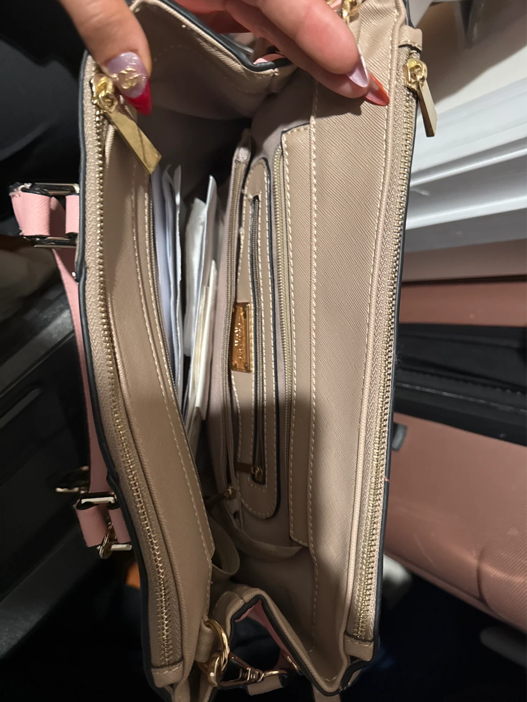 Michael Kors Tote Bag - Beige and Pink - photo 2