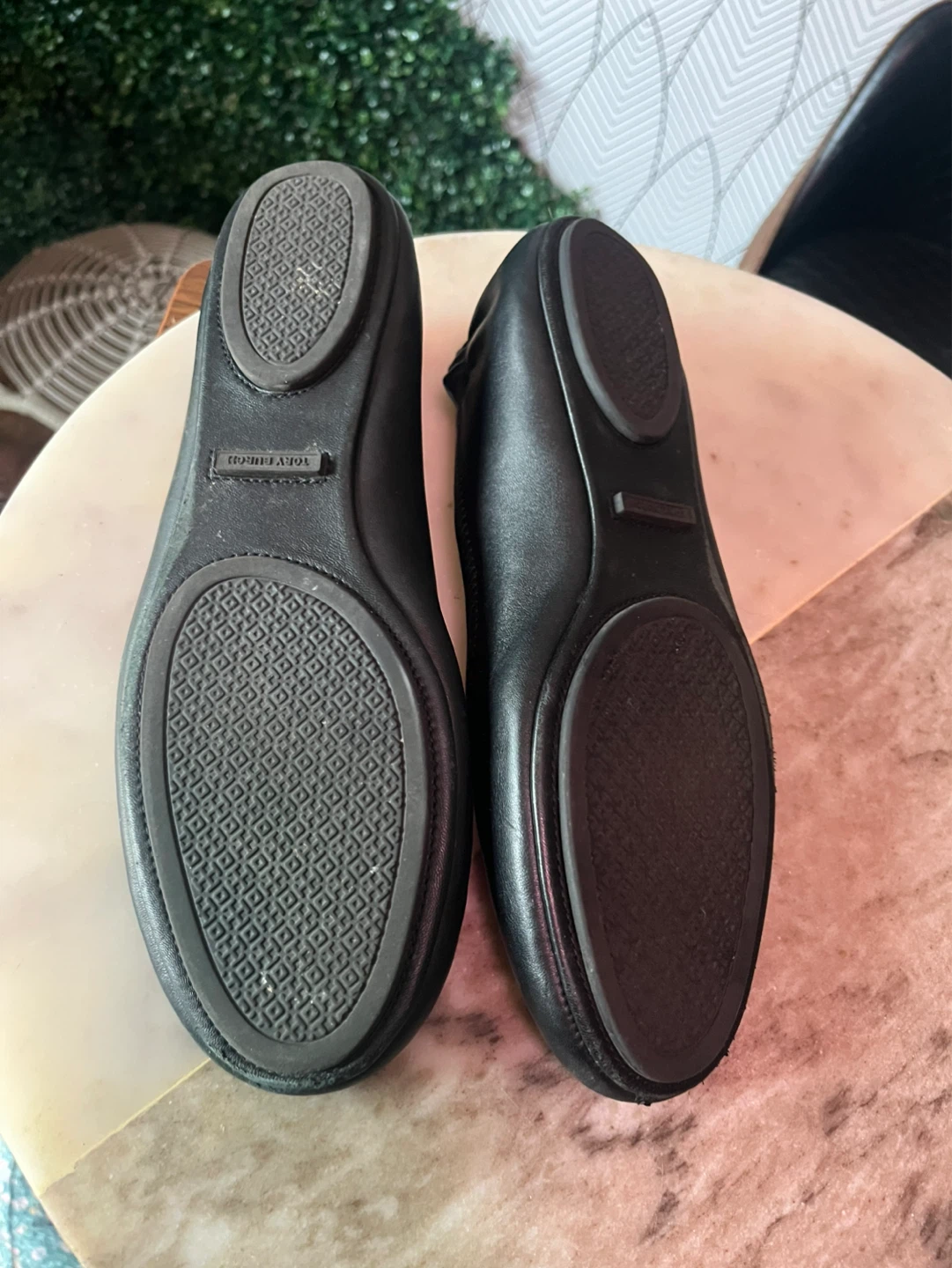 10.5 Tory Burch Minnie Travel Napa Leather Ballet - photo 3