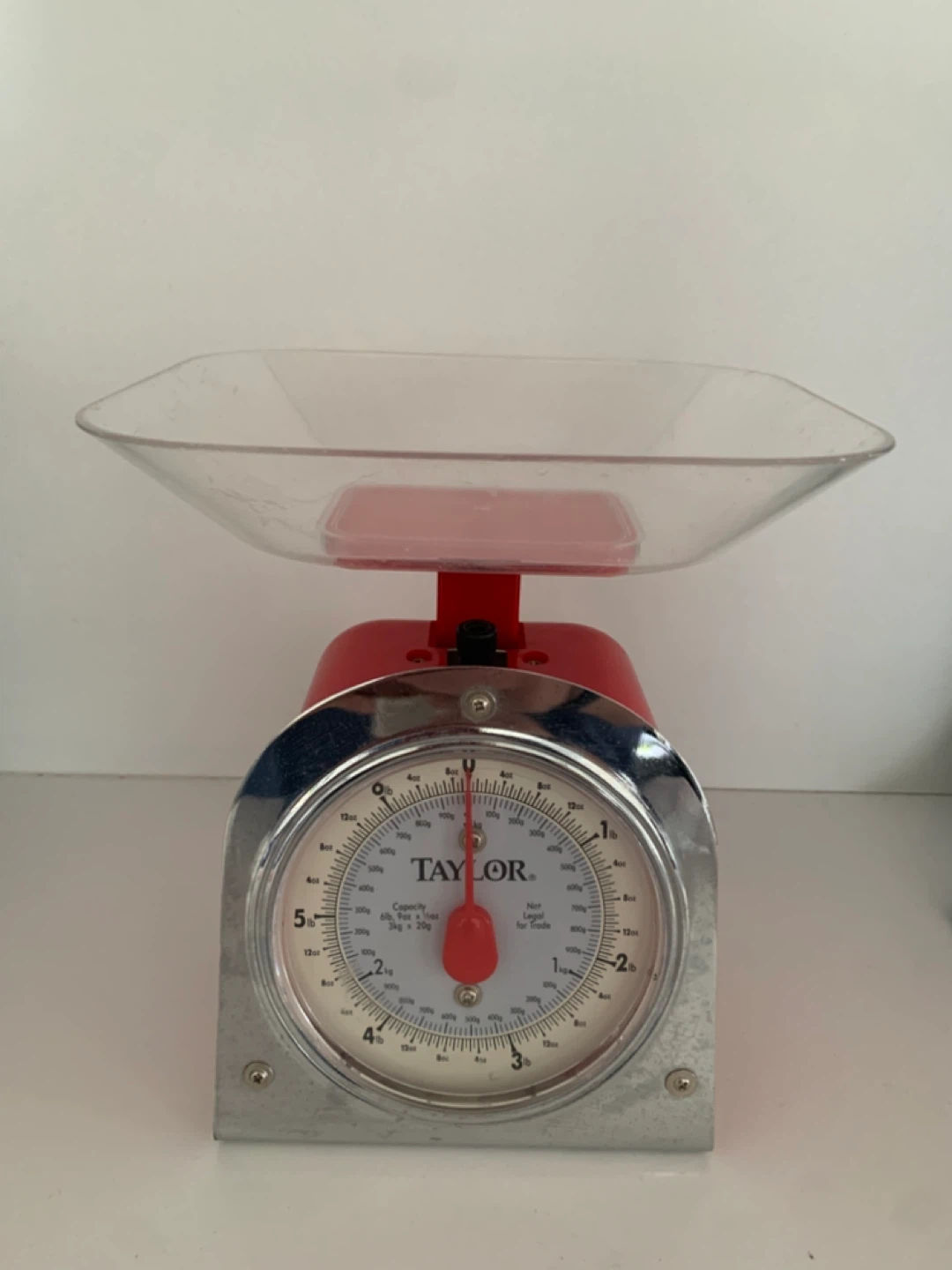 Taylor Red Kitchen Scale