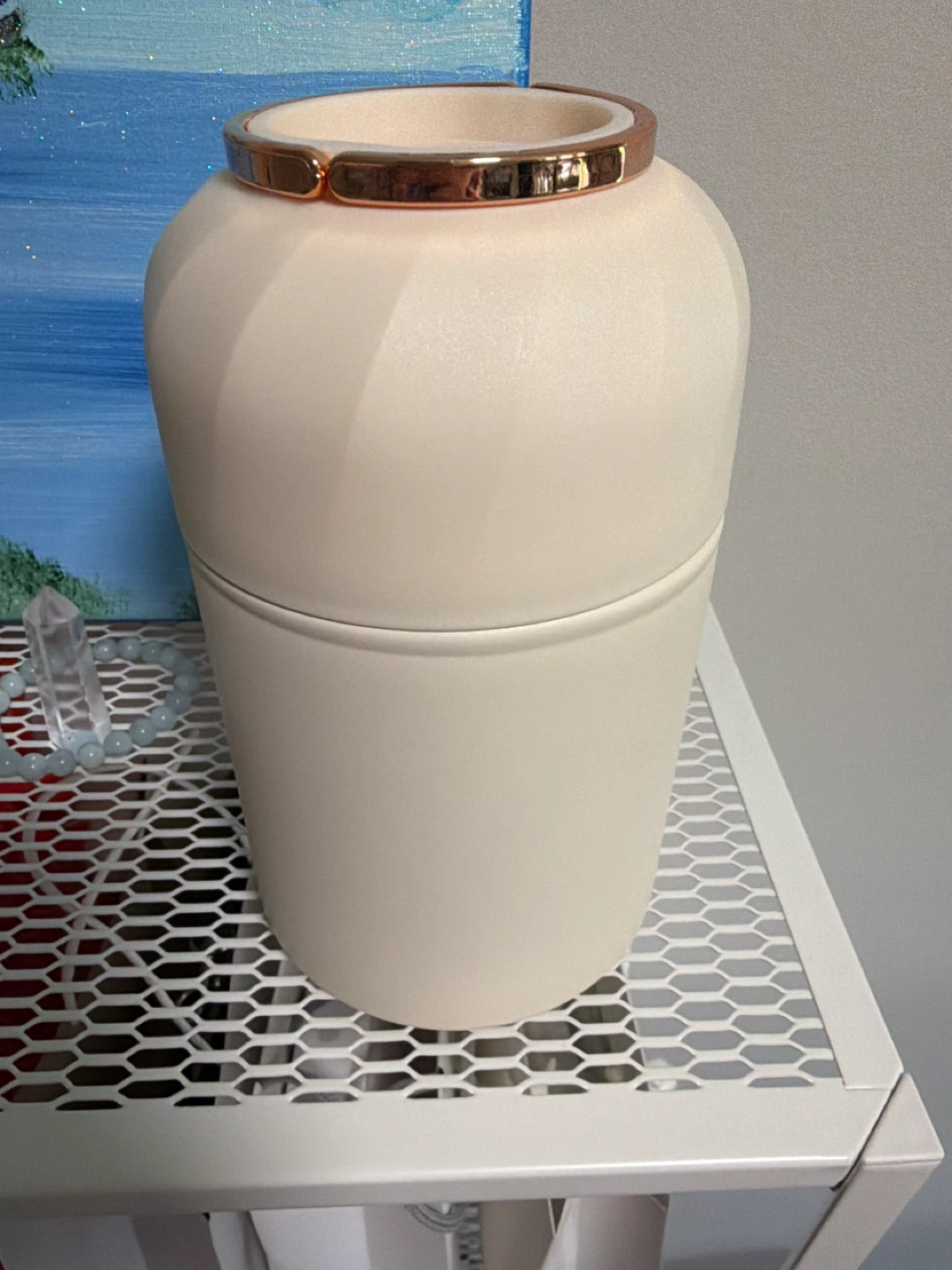 Cream Insulated Food Jar in great condition