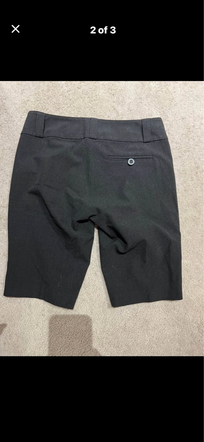 Women's Charcoal Grey Bermuda Shorts Size XS - photo 2