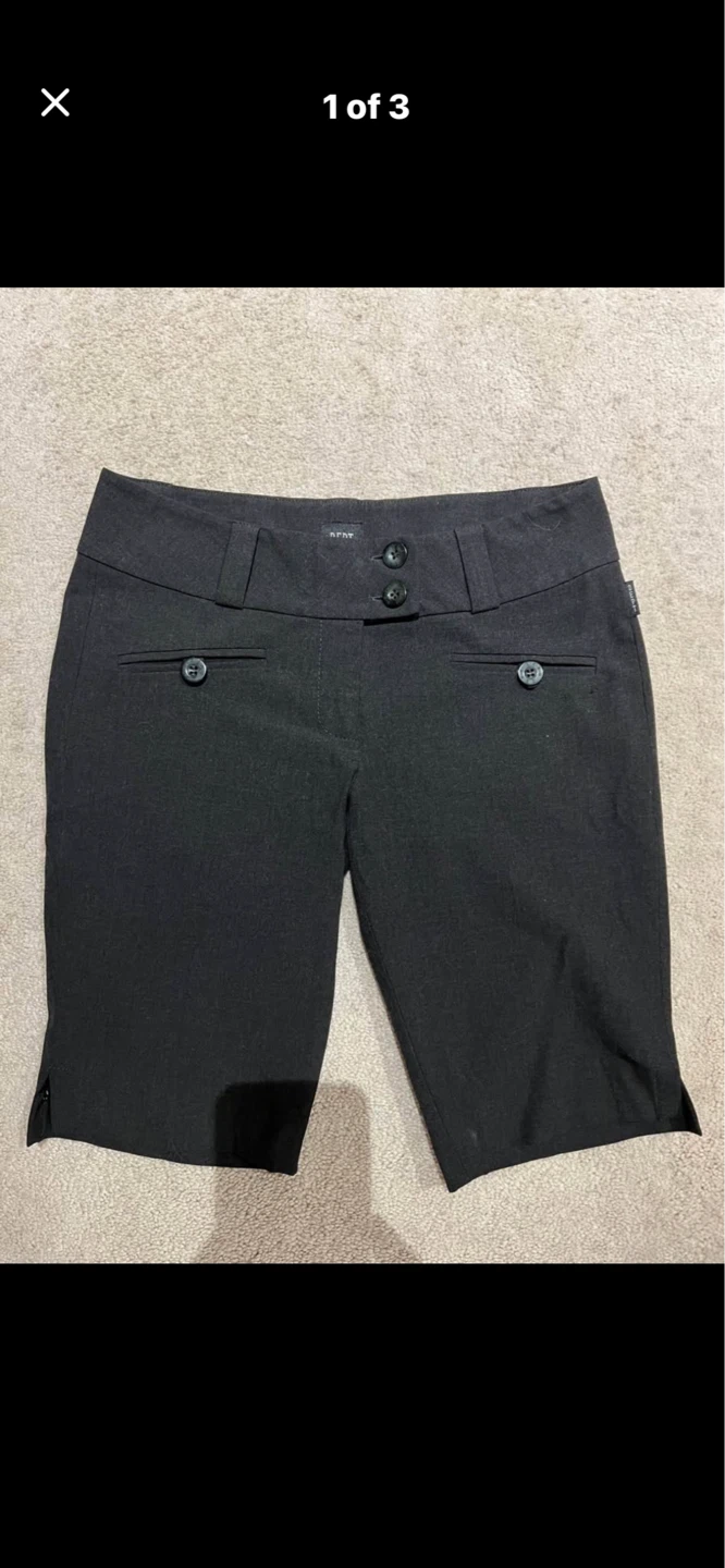 Women's Charcoal Grey Bermuda Shorts Size XS