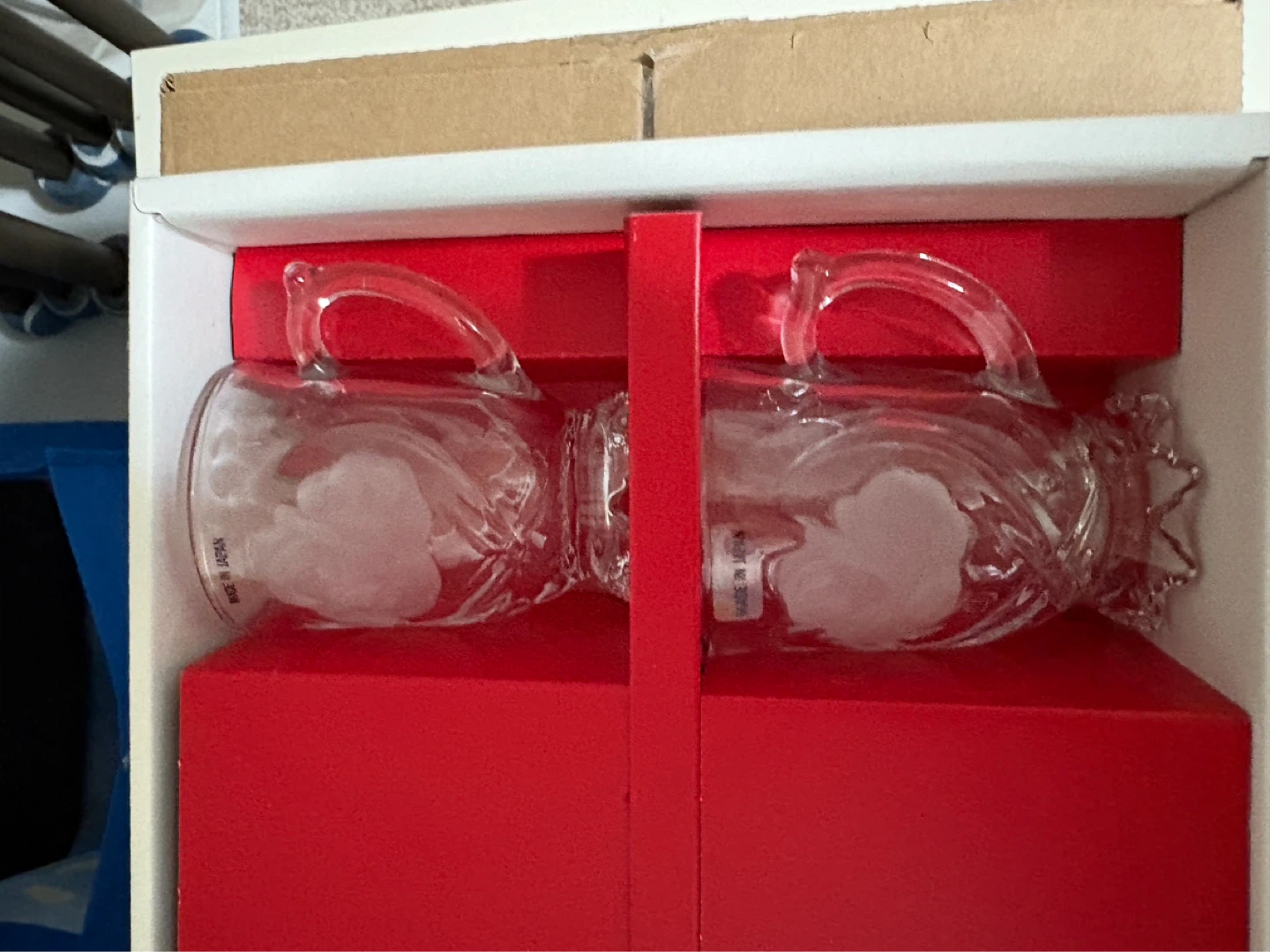 Set of 6 "Rose Cup" Glass Mugs - photo 3