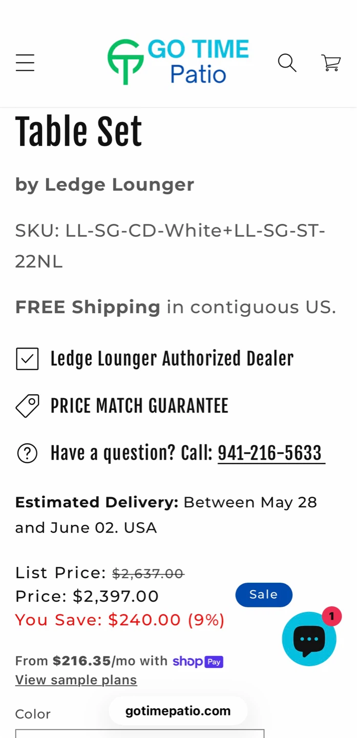 Ledge Lounger Side Table Set - signature series high back - photo 5
