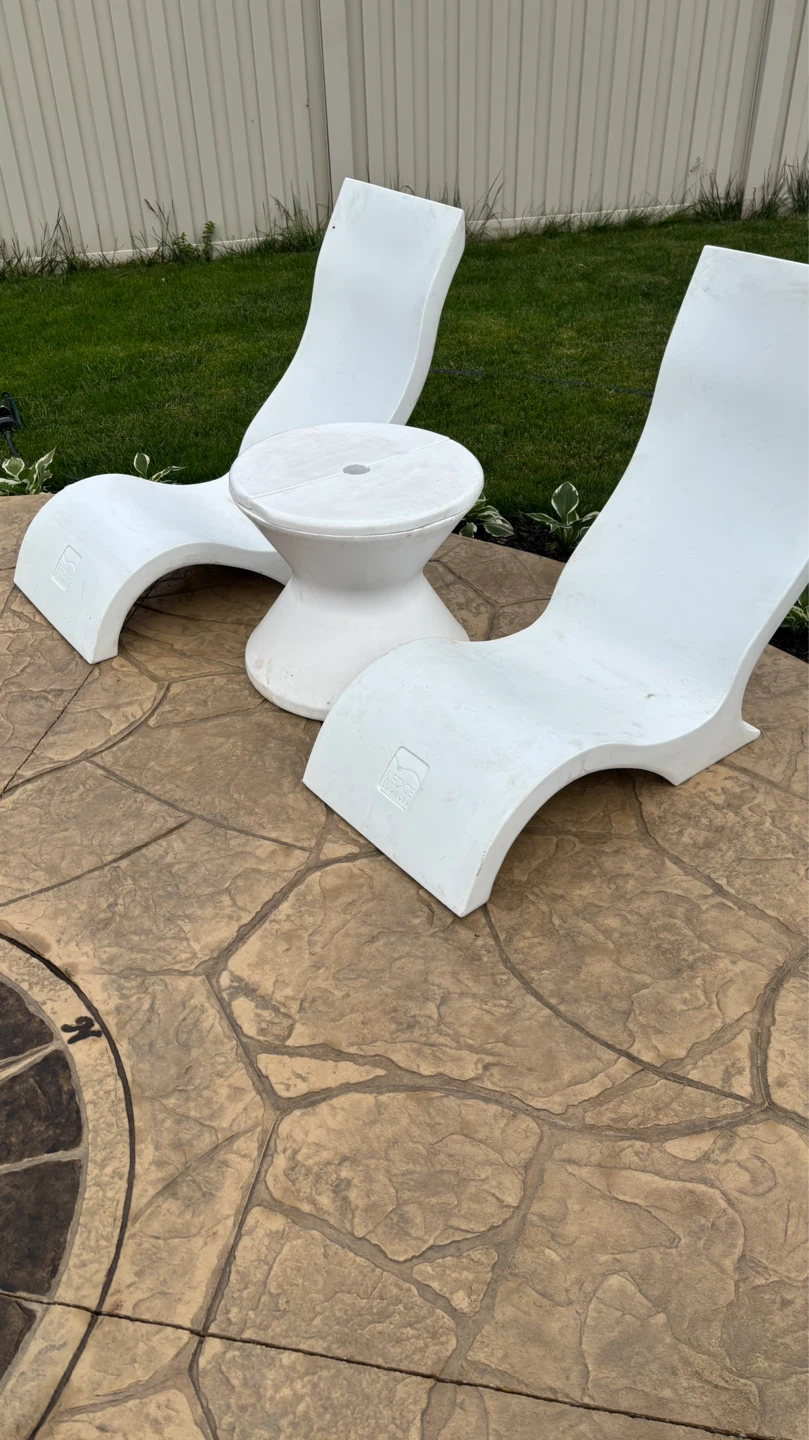 Ledge Lounger Side Table Set - signature series high back - photo 2