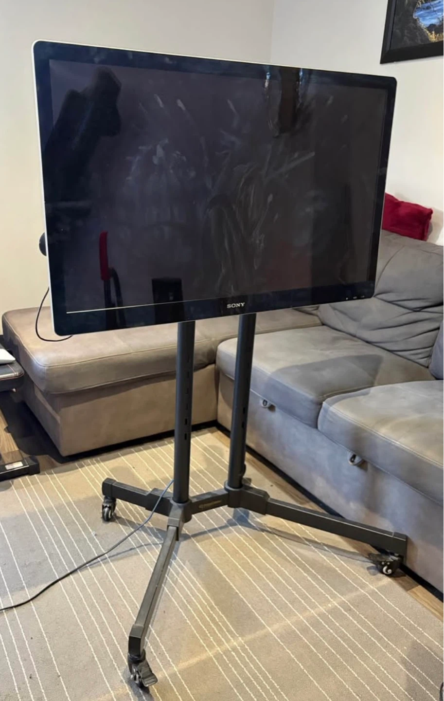 Sony NSX-40GT1 TV with Rolling Stand