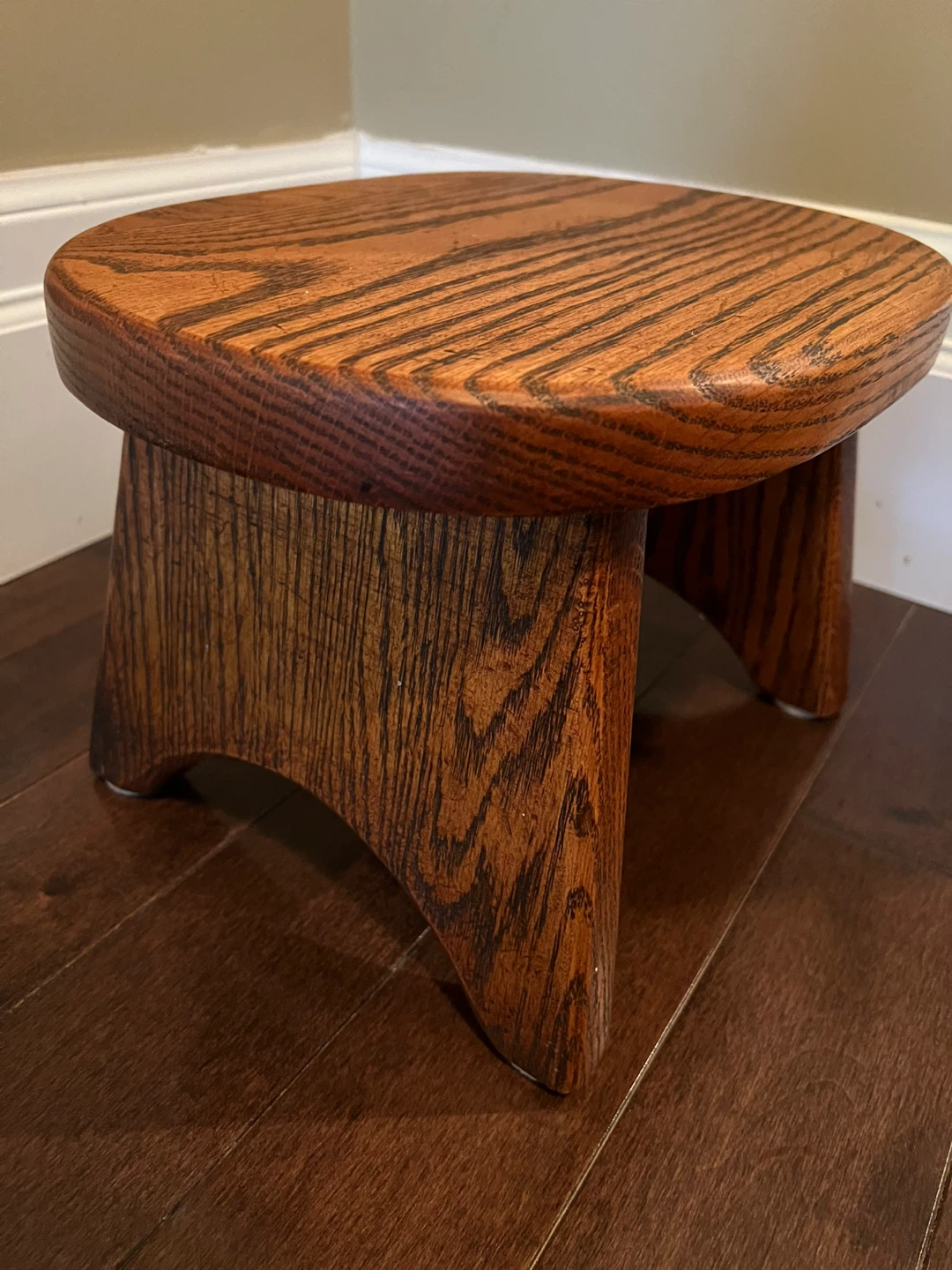 Vintage Rustic Foot Stool - photo 2
