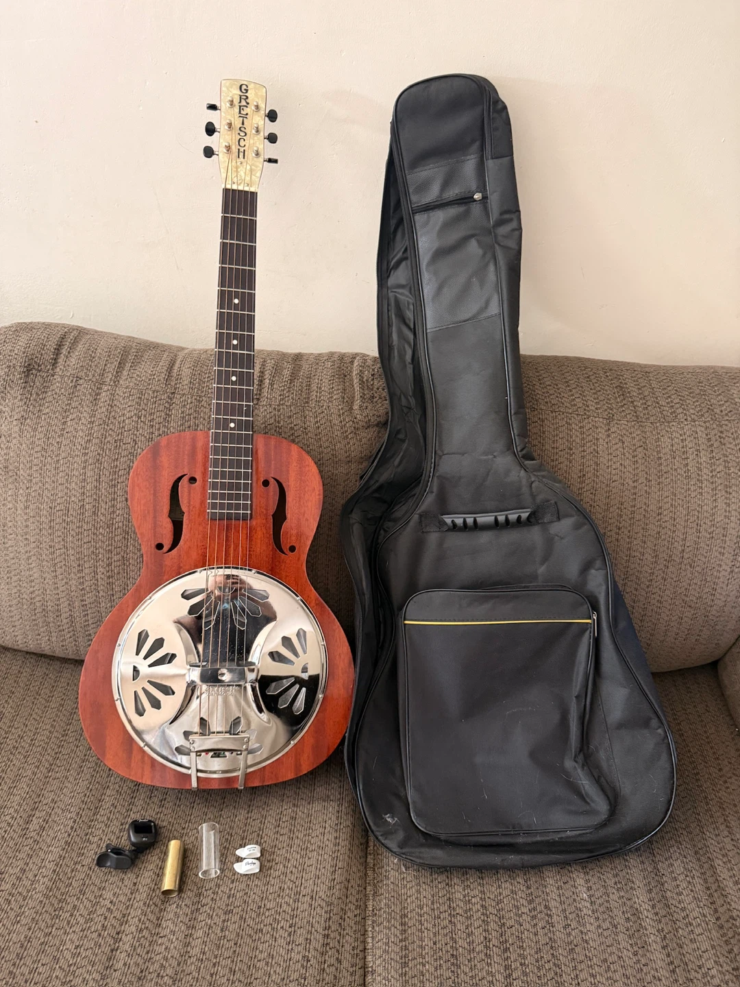 Gretsch Resonator Guitar with Gig Bag and Accessories - photo 2