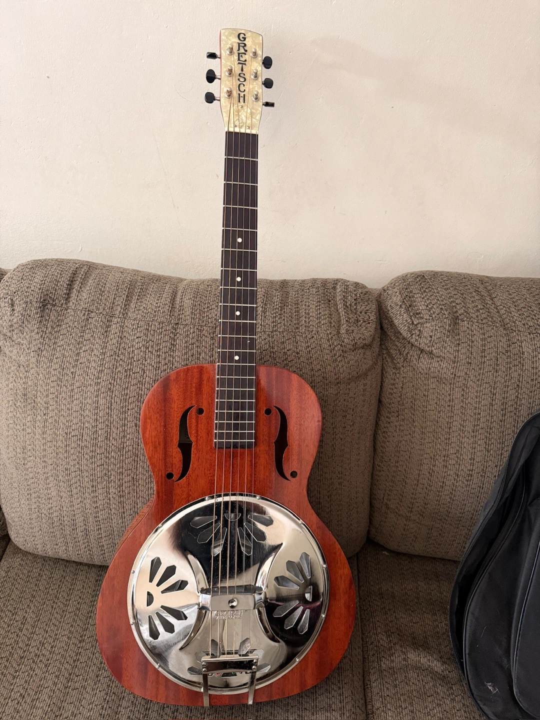 Gretsch Resonator Guitar with Gig Bag and Accessories