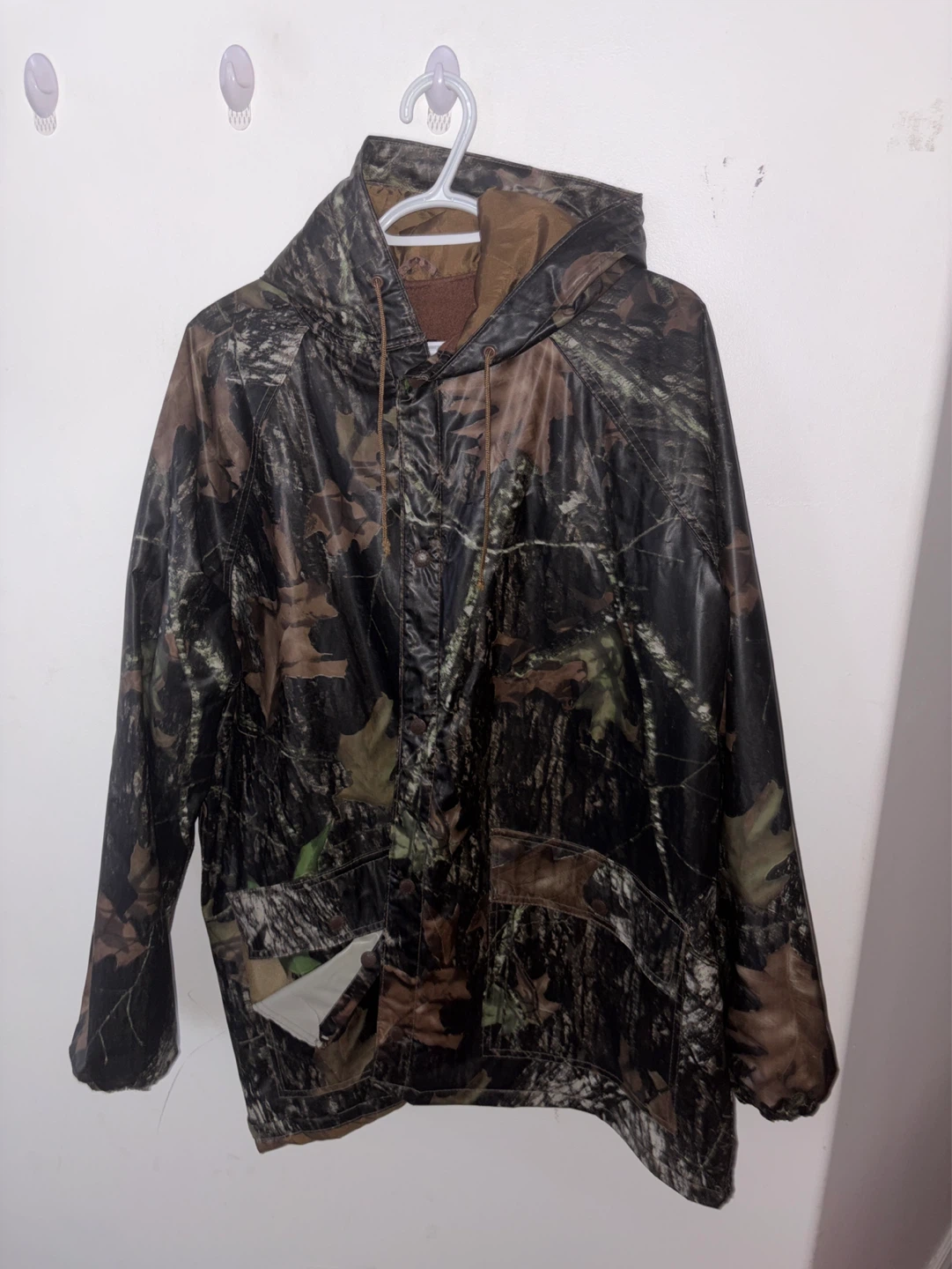 Stearns Dry Wear Camouflage Rain Jacket Size Large