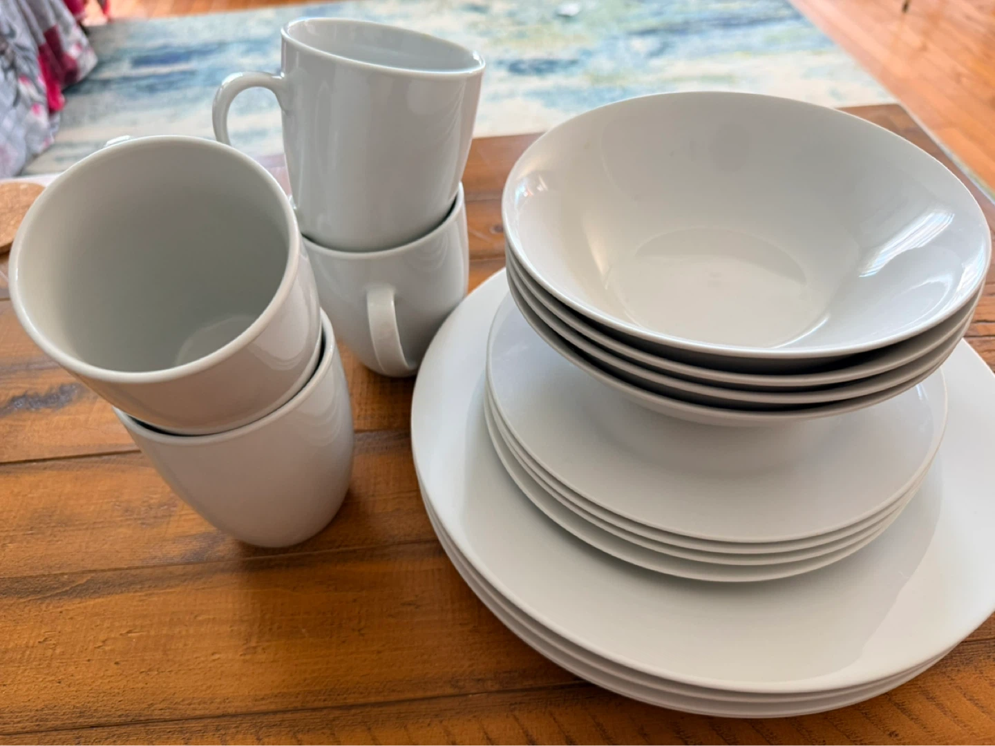 Set of 16 White Dinnerware Set - photo 2