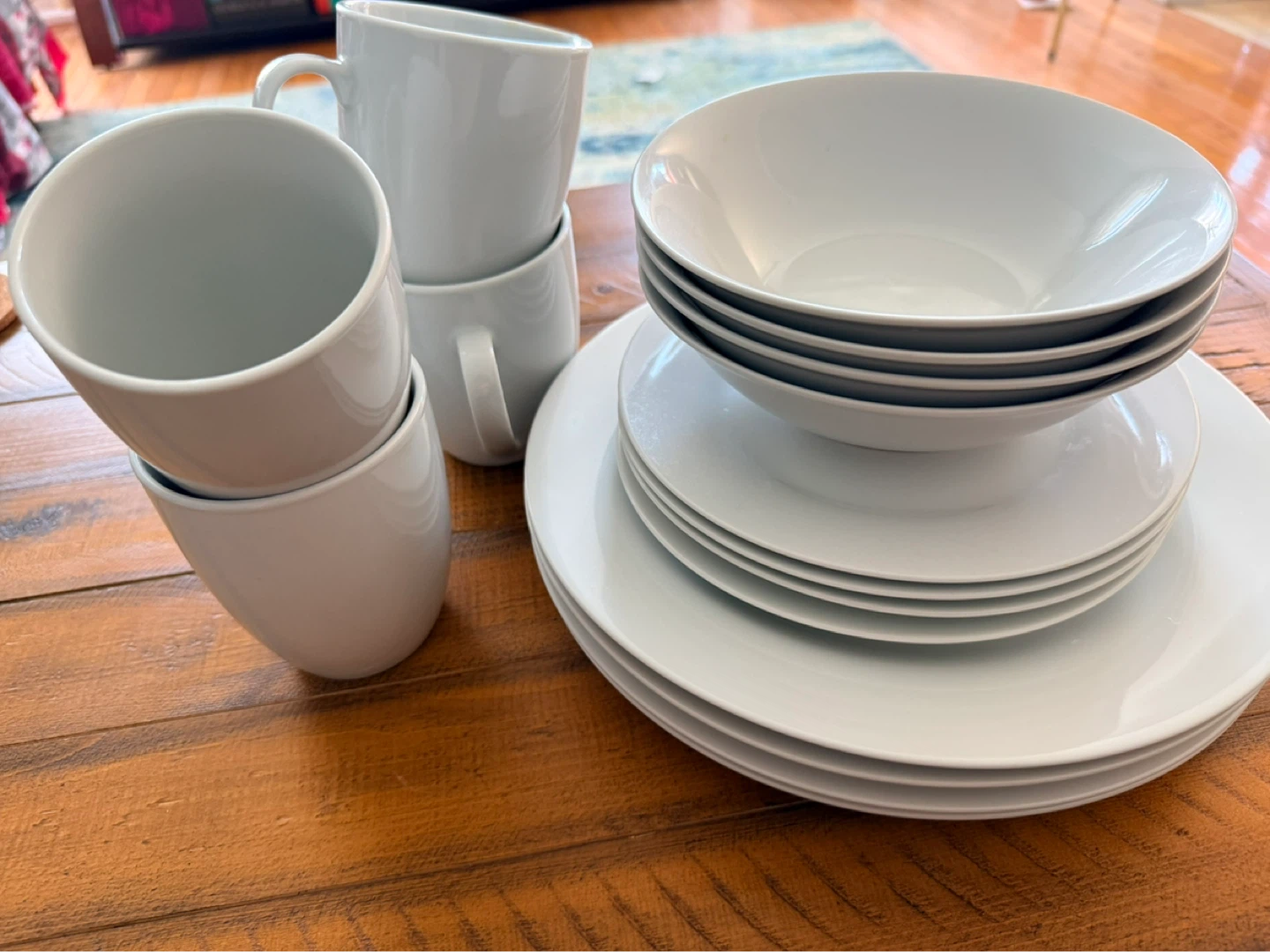 Set of 16 White Dinnerware Set - photo 3