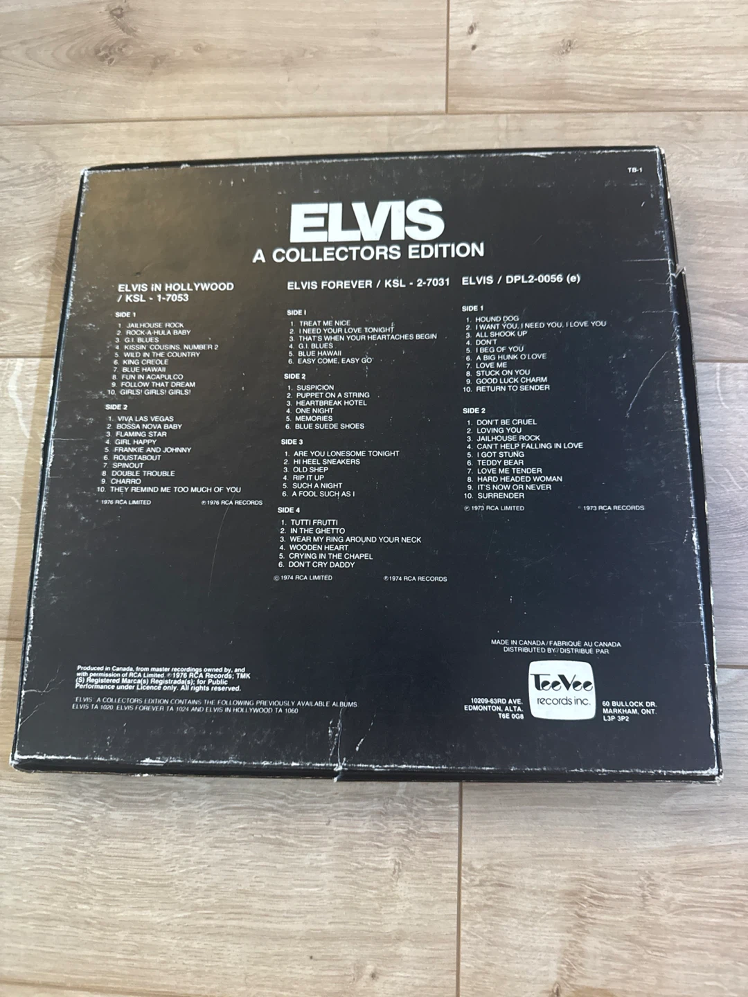 Elvis A Collectors Edition Gift Pack of 5 LPs - photo 2