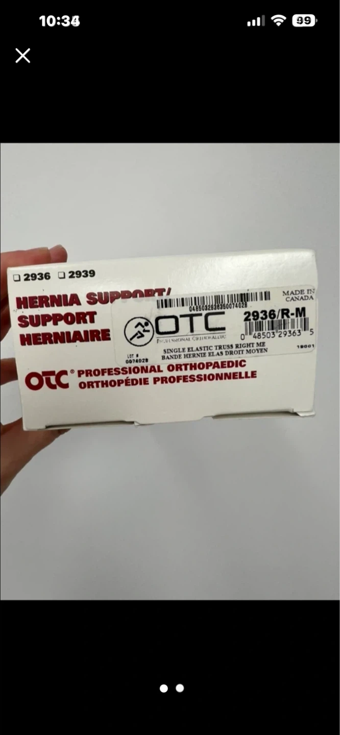 New men’s  Orthopaedic Hernia Support R-M - photo 2