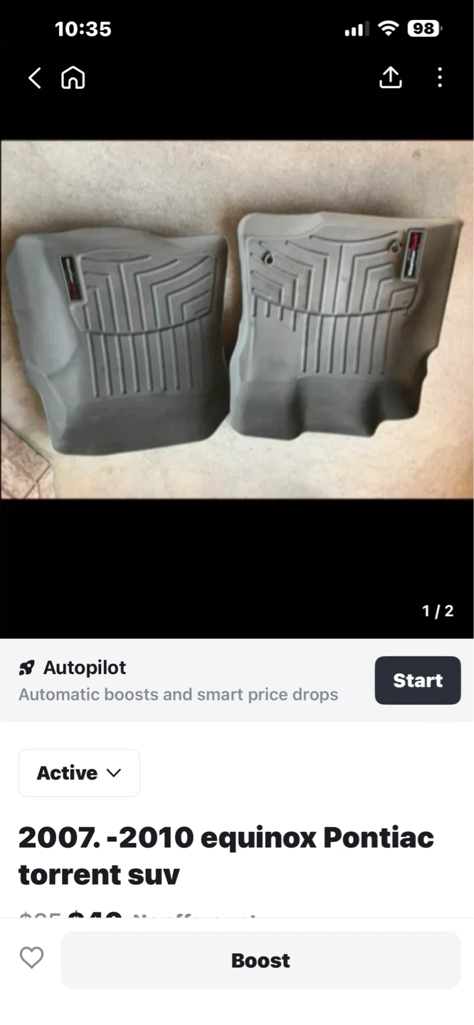 WeatherTech  Mats for 2007-2010 Equinox/Torrent - photo 3