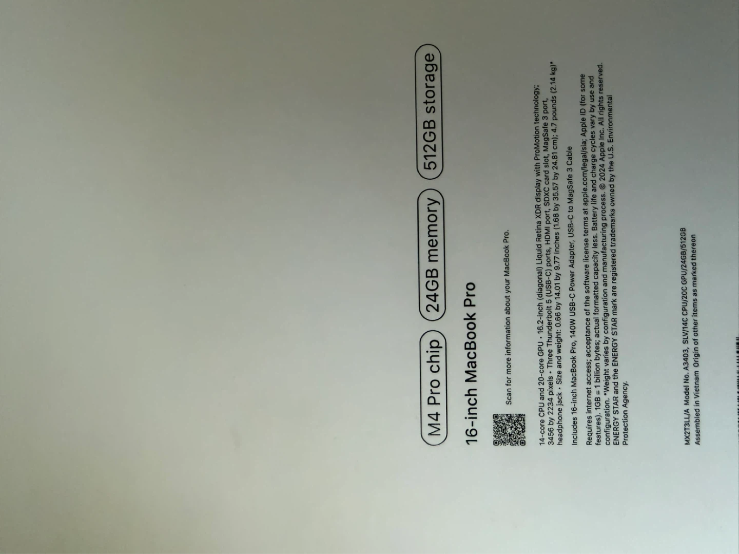 Apple MacBook Pro 16-inch M4 Pro Chip - photo 5
