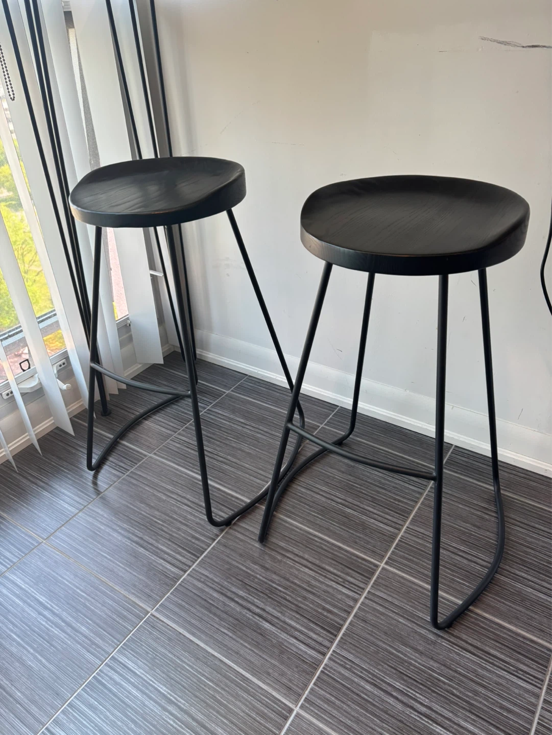 【Bouclair】 Bar Stools (Set of 2) – Like New