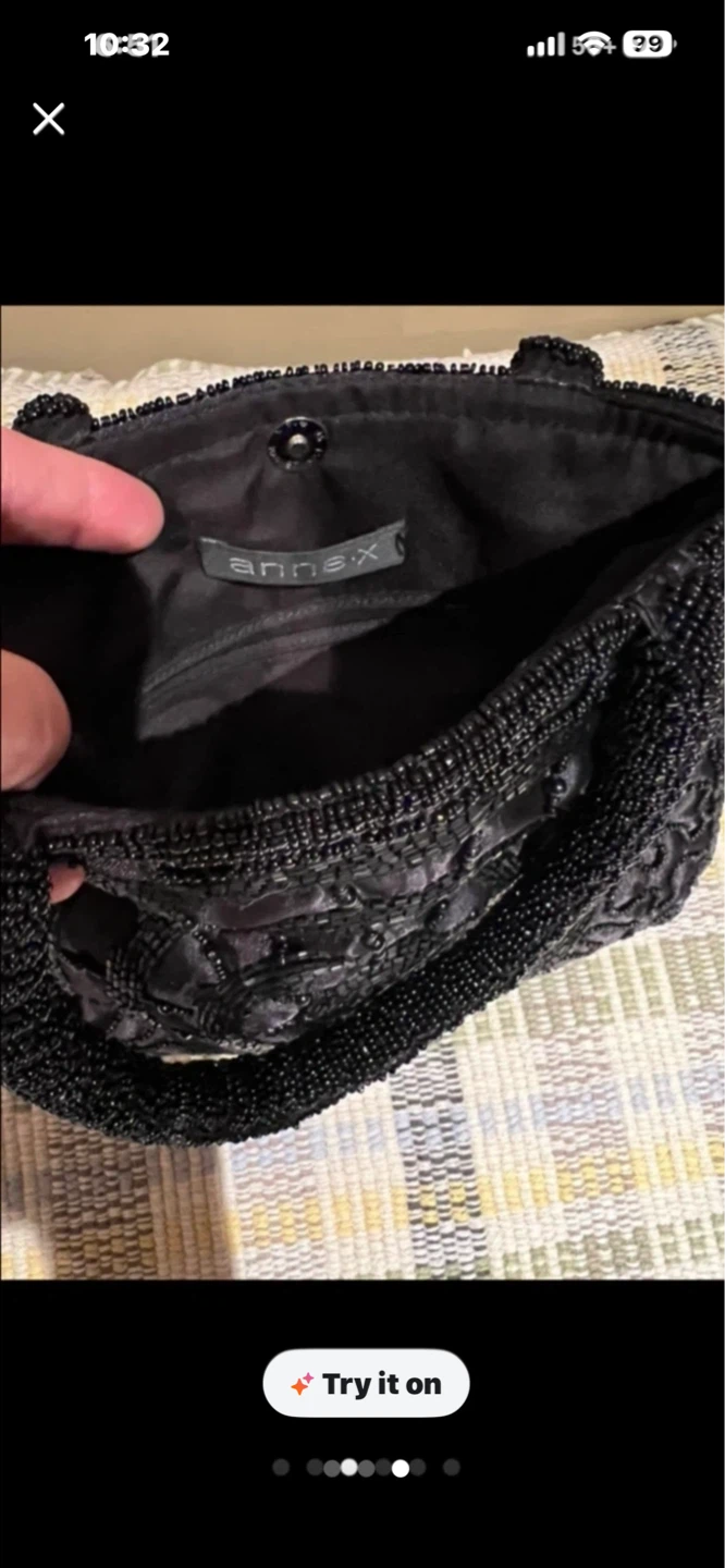 Black Beaded Handbag - photo 2
