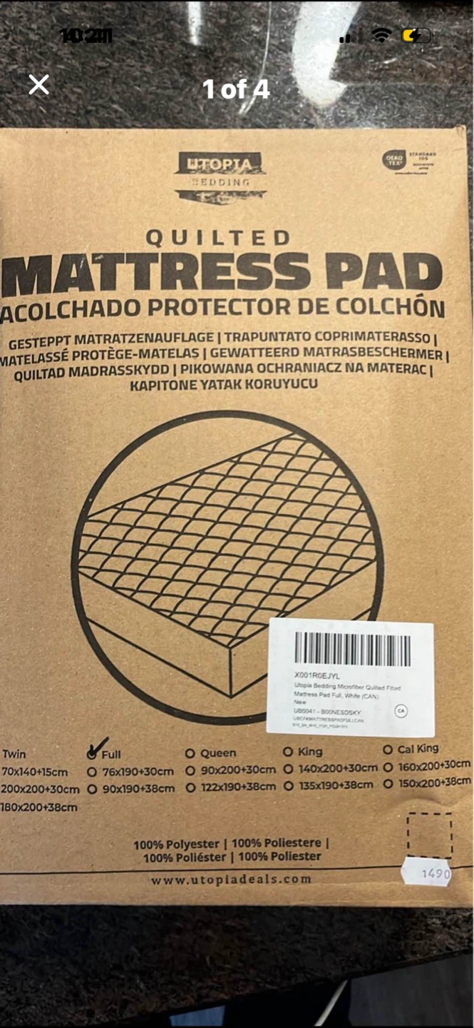 NEW Dbl/Full Mattress Protector