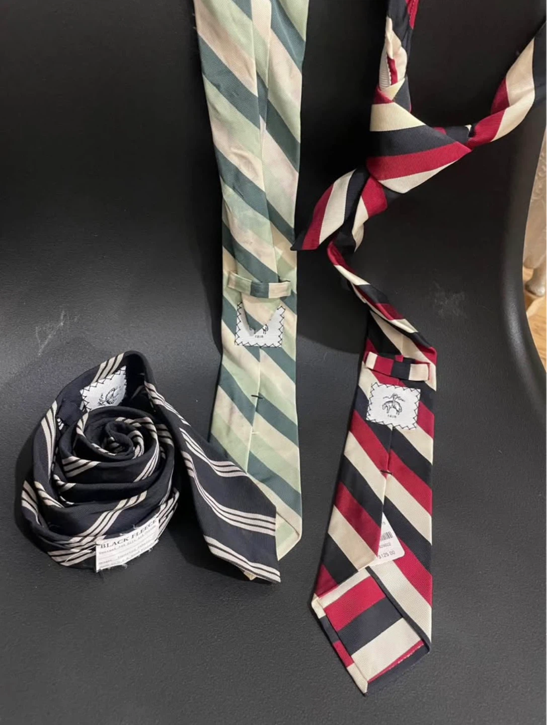 Black Fleece by Thom Browne. Neckties - Silk/Cotton Blend