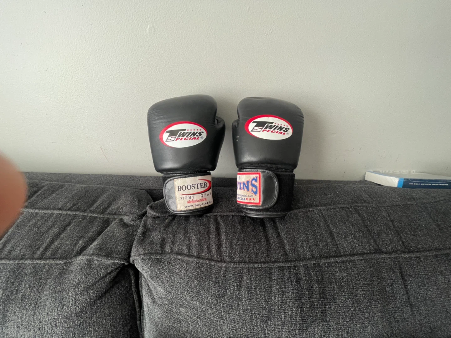 Twins Special Boxing Gloves - Black - 12 OZ