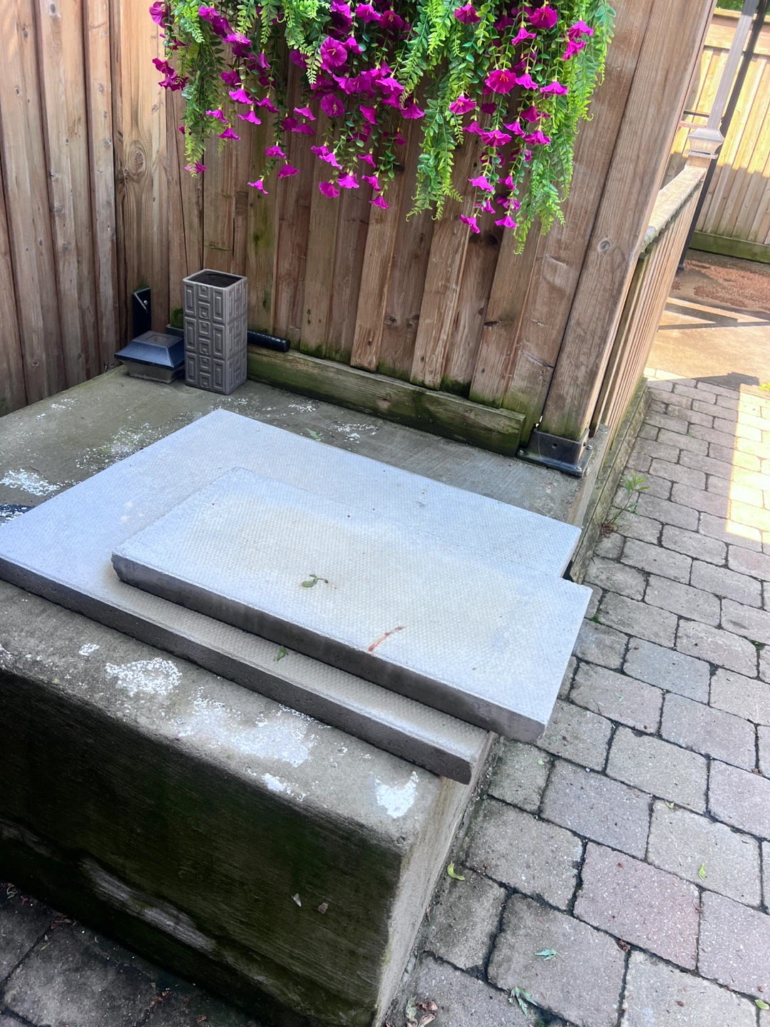 Grey Stone slabs