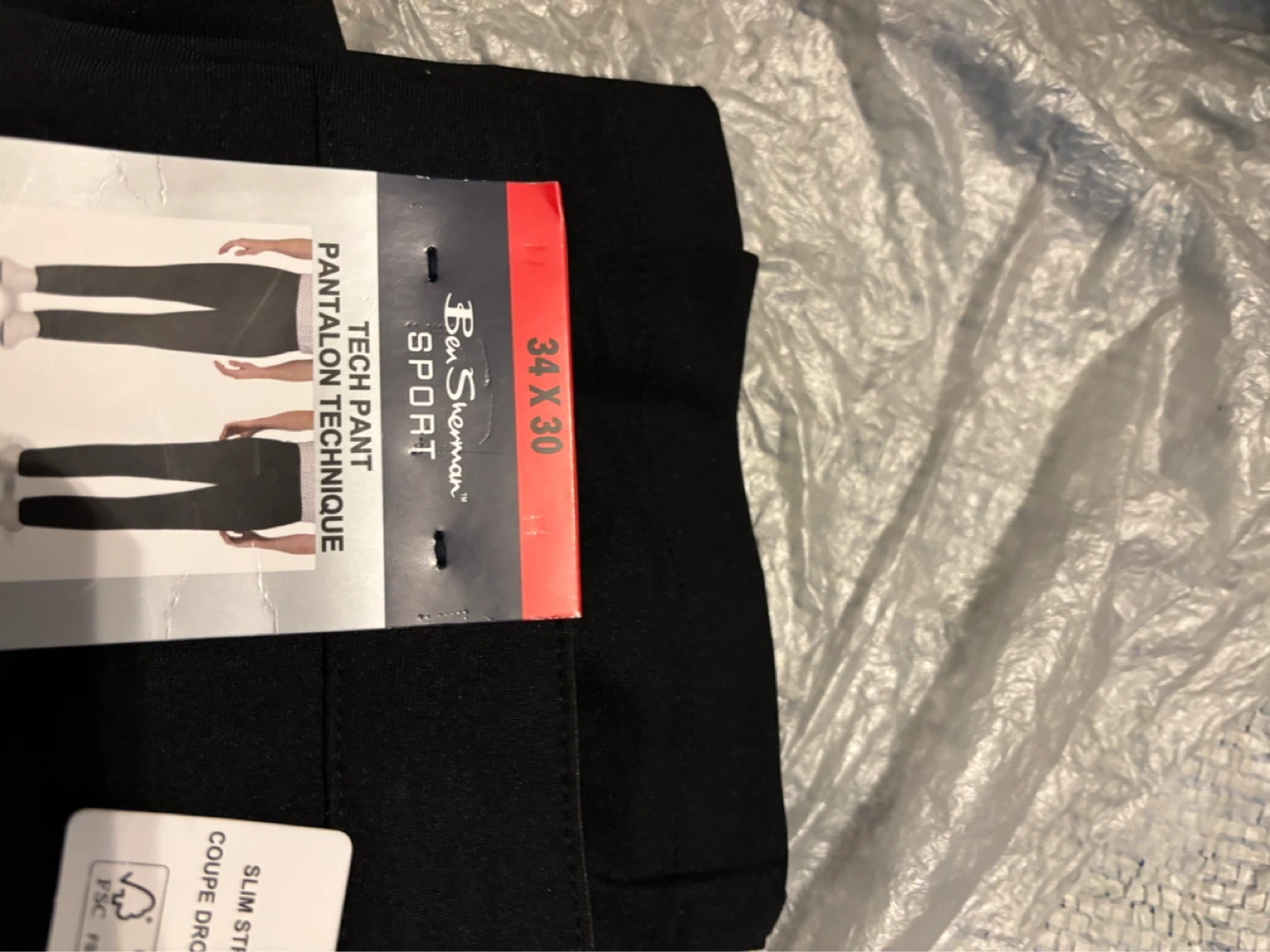 Ben Sherman Sport Tech Pant Black 34x30 - photo 2