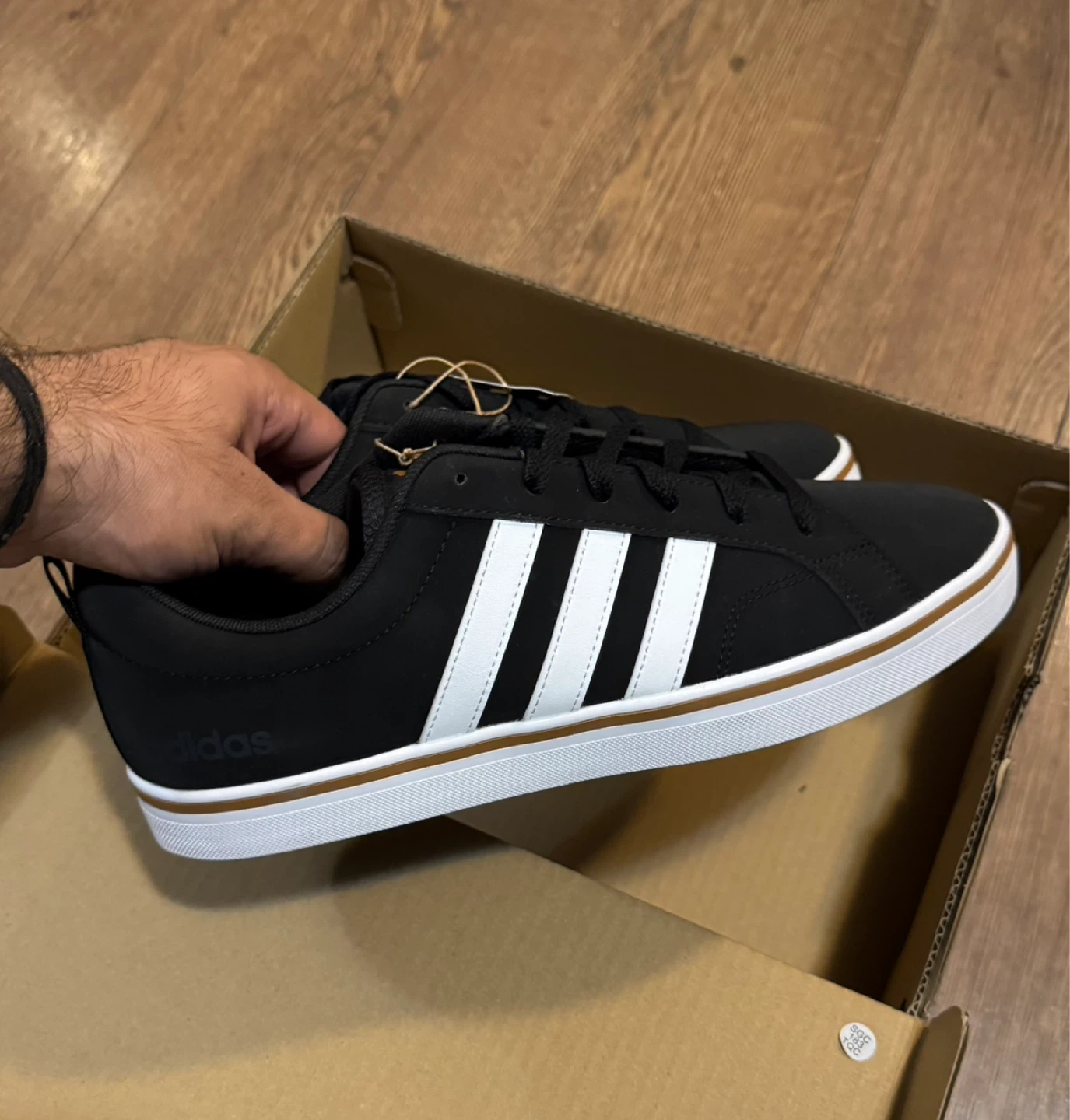 Adidas VS Pace 2.0 Black/White Men's Shoes Size 10 *NEW*