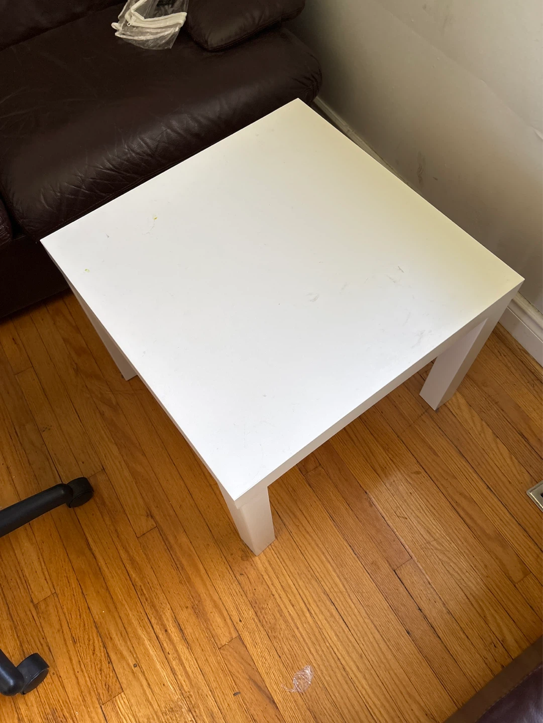 White Square Side Table - photo 2