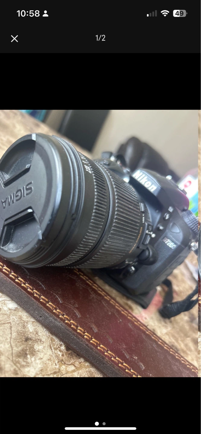 Nikon D7200 Digital Camera with Sigma Zoom Lens