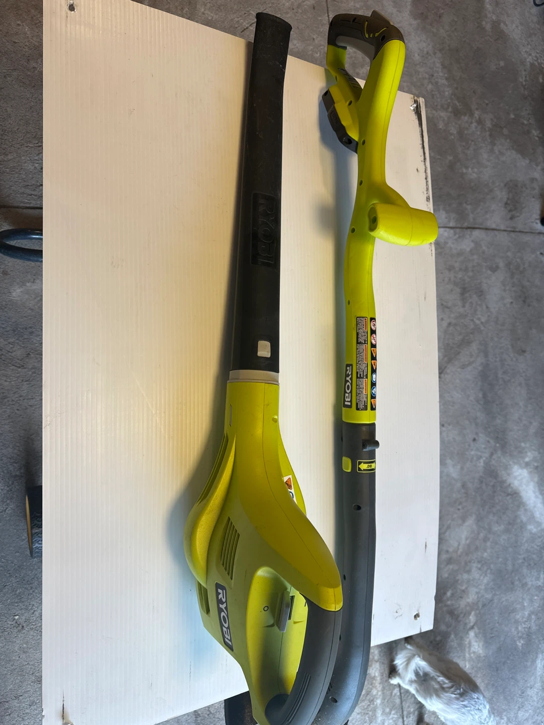 Ryobi 18V Lithium-Ion Lawn Mower, String Trimmer, and Blower Set - photo 4